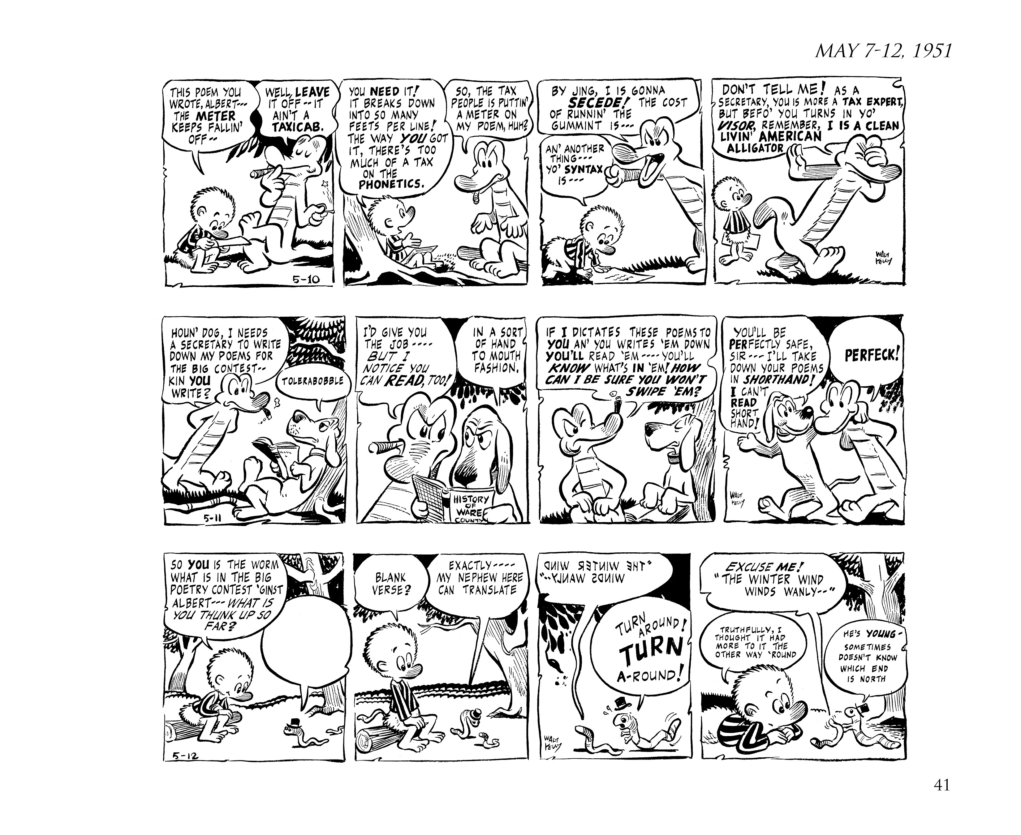 Read online Pogo by Walt Kelly: The Complete Syndicated Comic Strips comic -  Issue # TPB 2 (Part 1) - 59