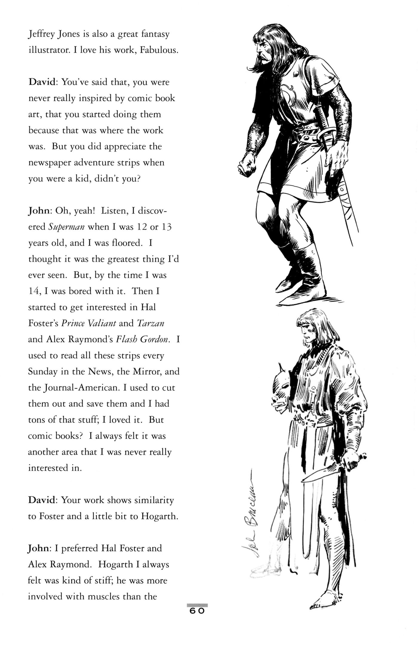 Read online John Buscema Sketchbook comic -  Issue # TPB - 62