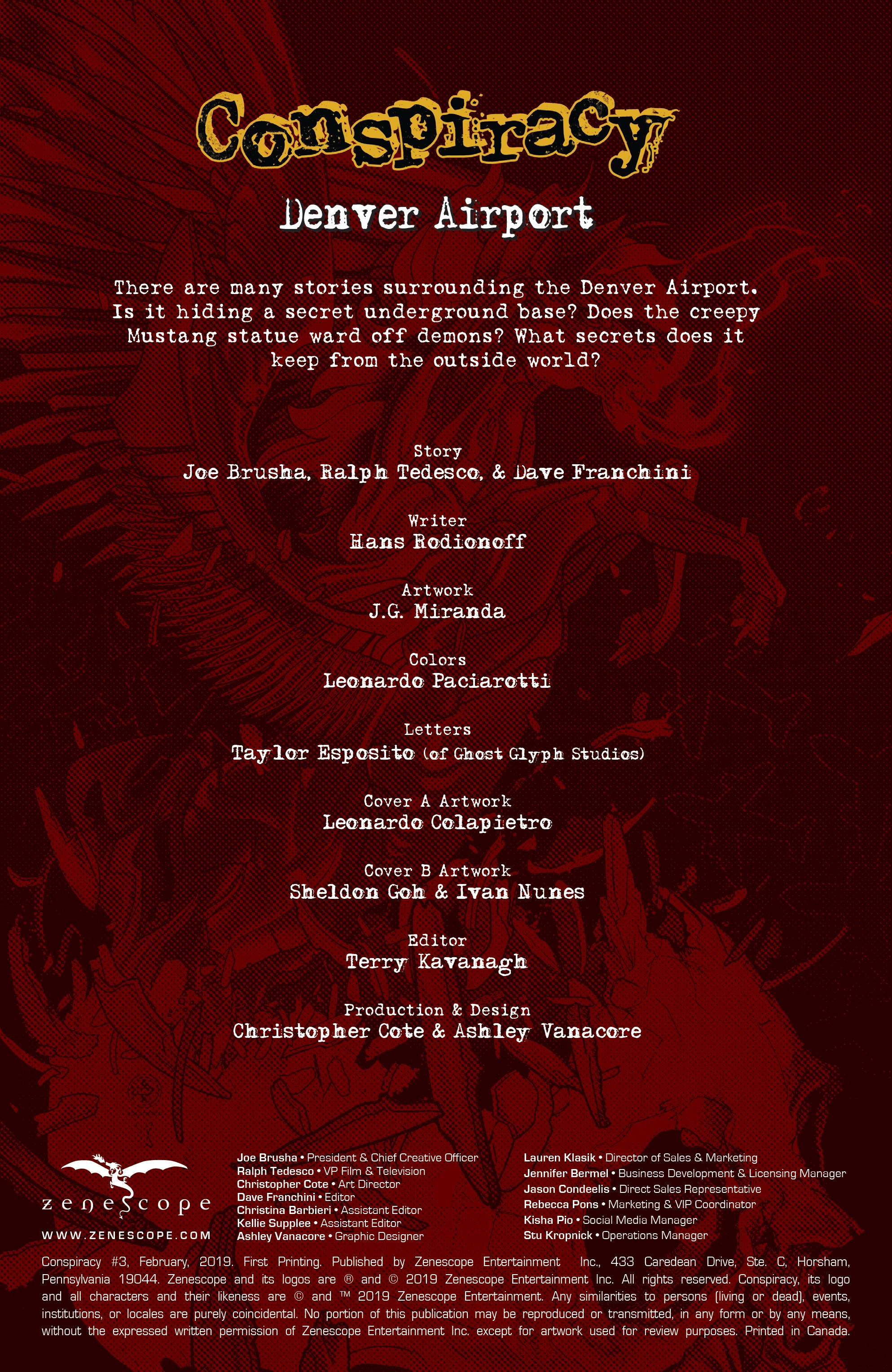 Read online Conspiracy comic -  Issue #3 - 2
