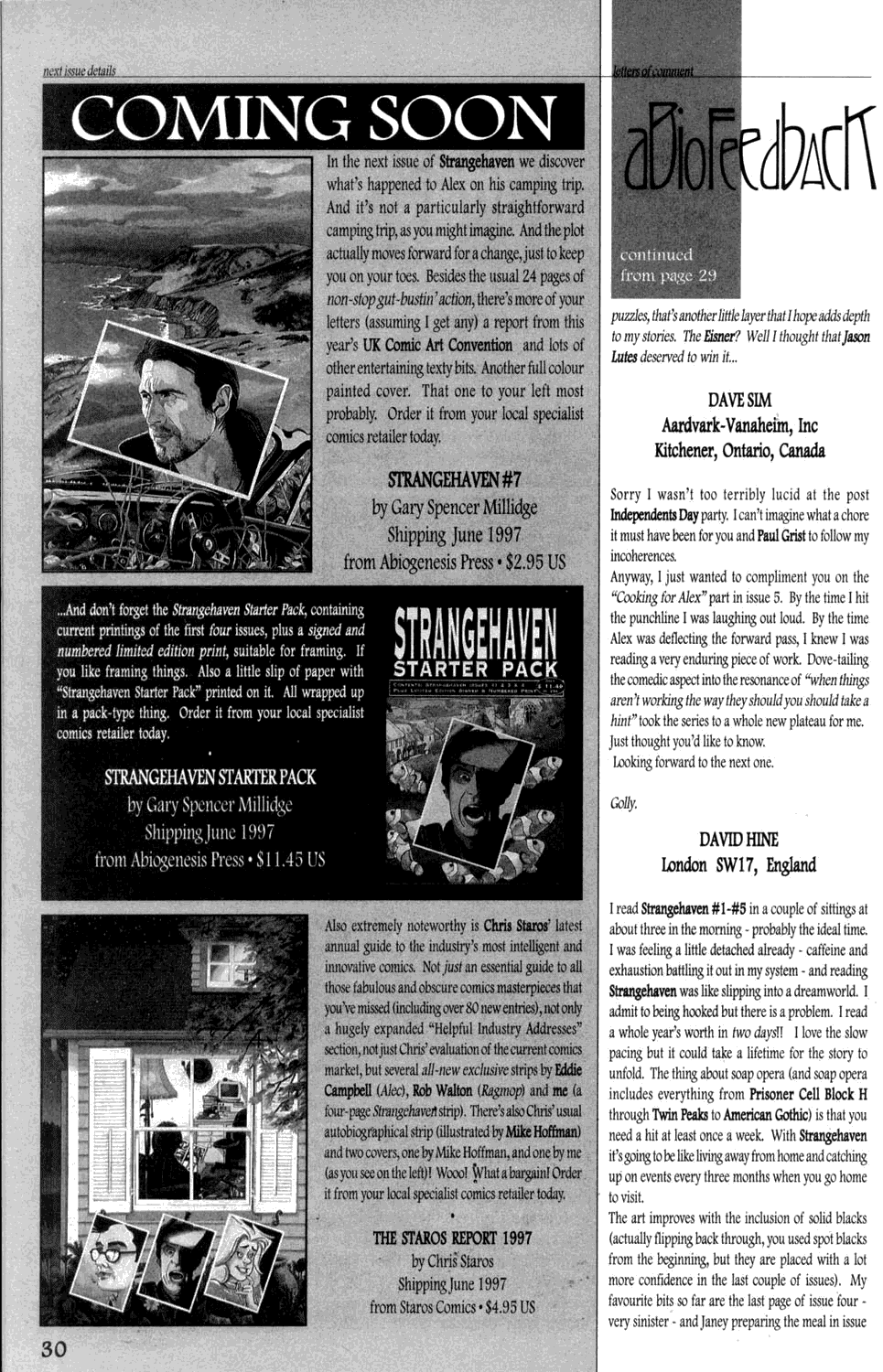 Read online Strangehaven comic -  Issue #6 - 30