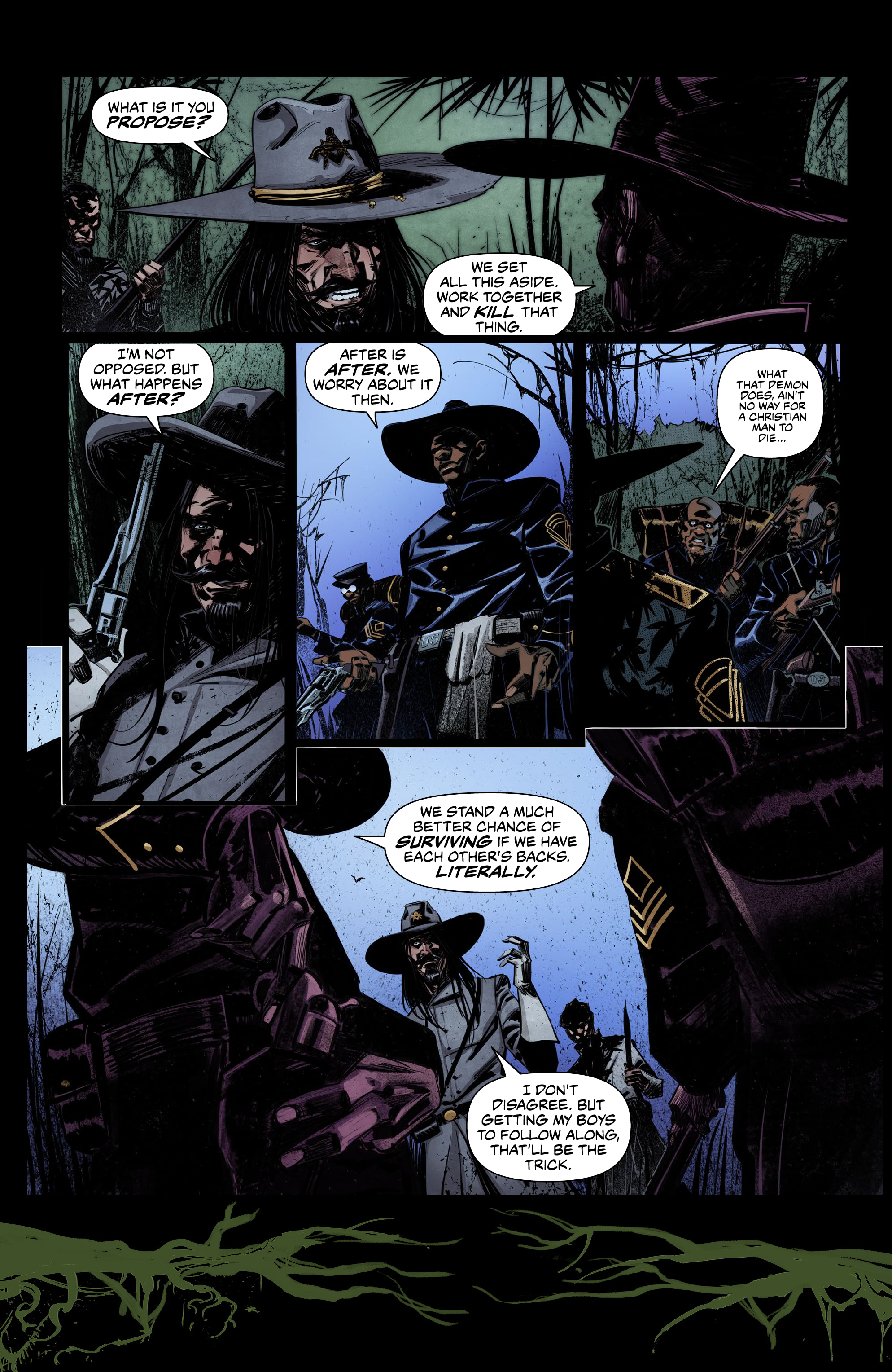 Read online Swamp God comic -  Issue #4 - 7