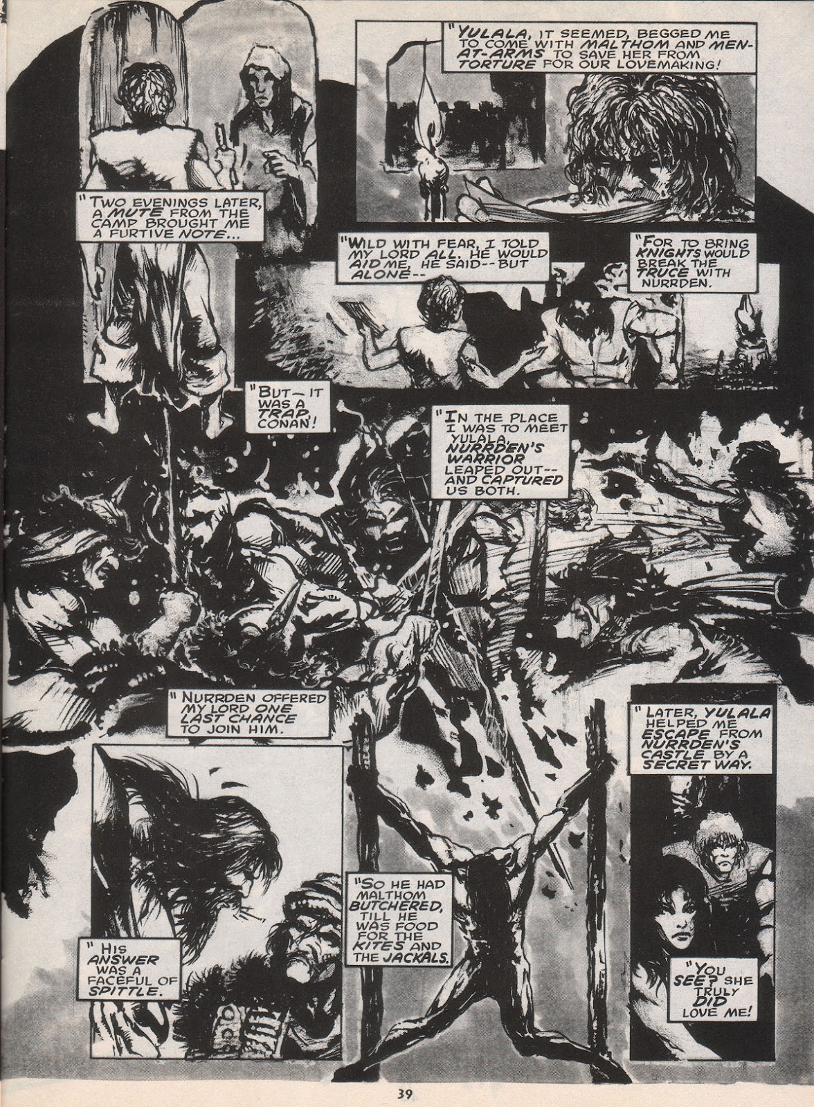 The Savage Sword Of Conan issue 222 - Page 40