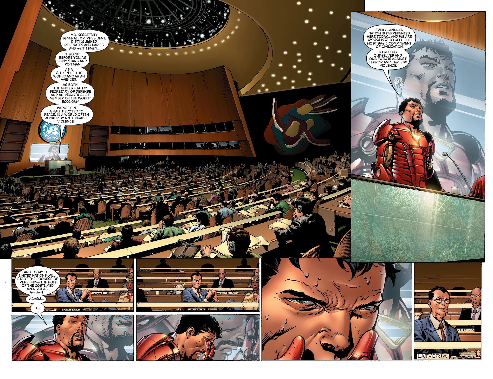 Read online Avengers Disassembled comic -  Issue #1 - 10