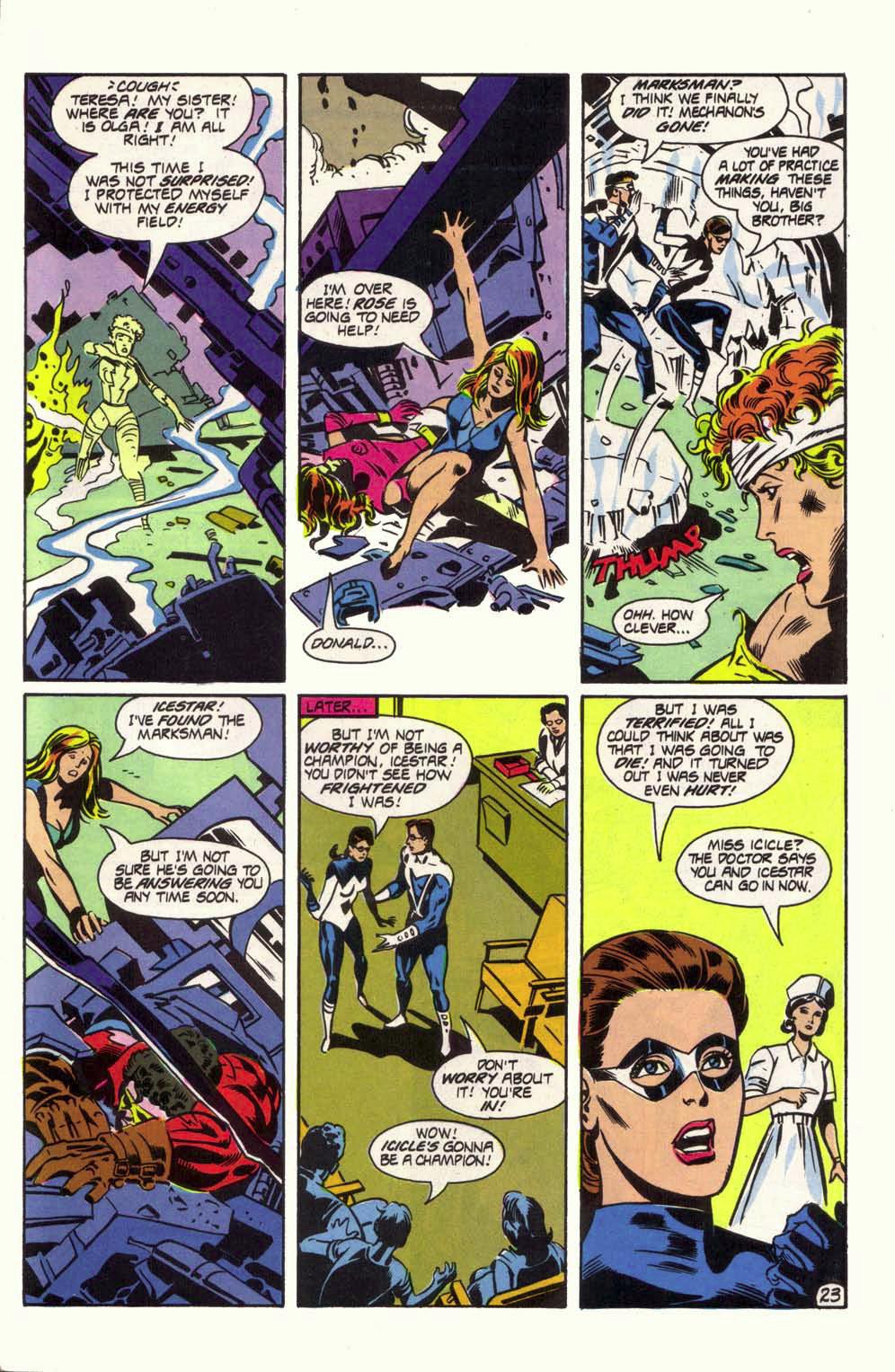 Read online Champions (1987) comic -  Issue #7 - 26