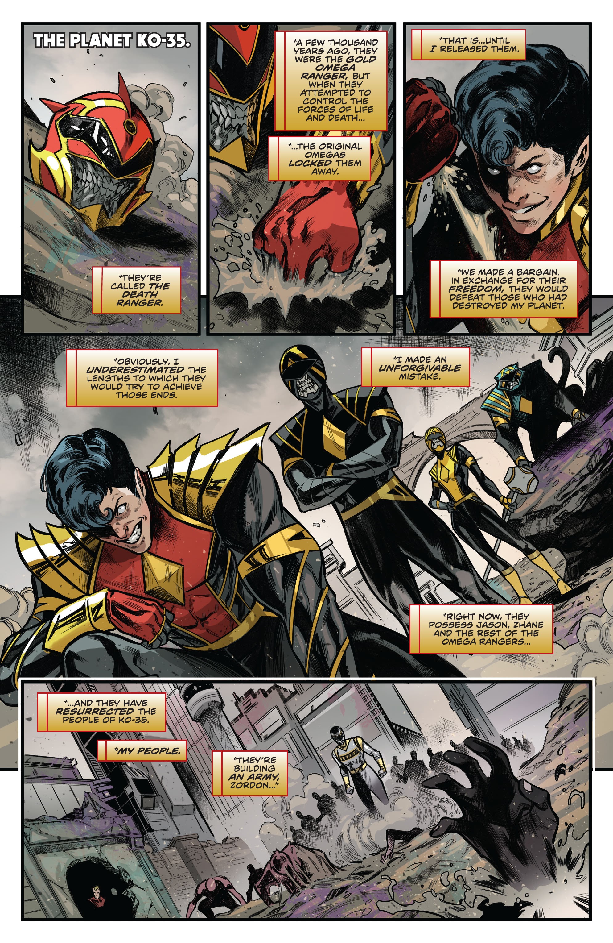 Read online Mighty Morphin Power Rangers (2022) comic -  Issue # Full - 3
