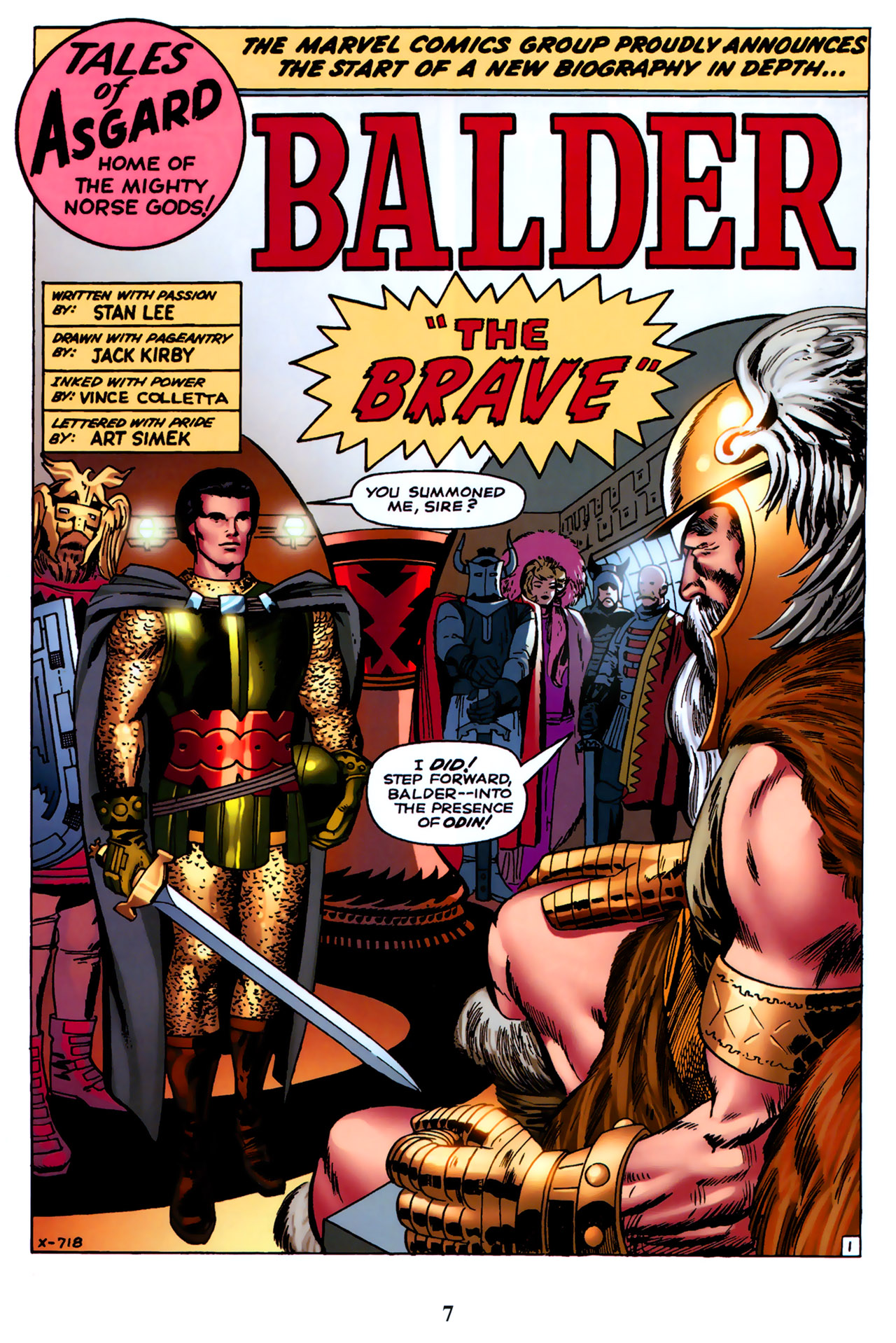 Read online Thor: Tales of Asgard by Stan Lee & Jack Kirby comic -  Issue #2 - 9