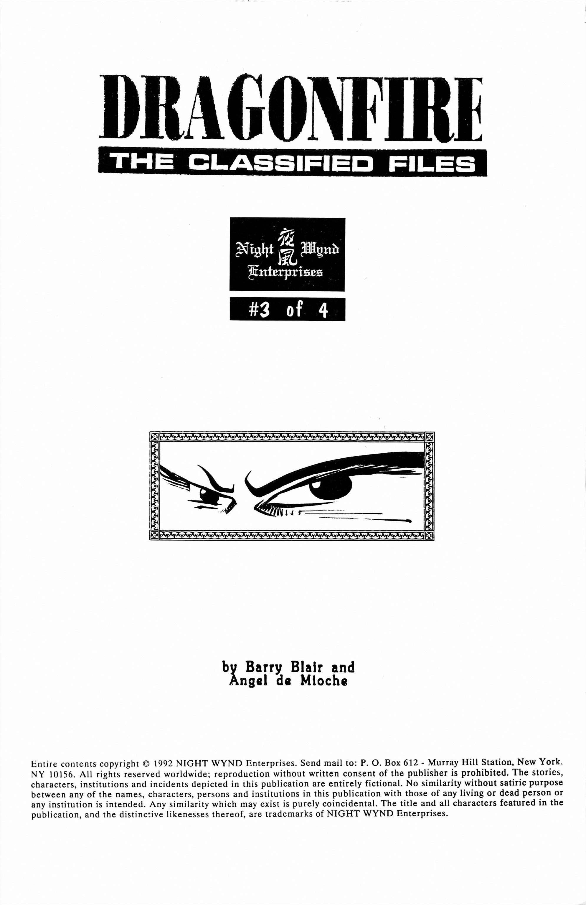 Read online Dragonfire: The Classified Files comic -  Issue #3 - 2