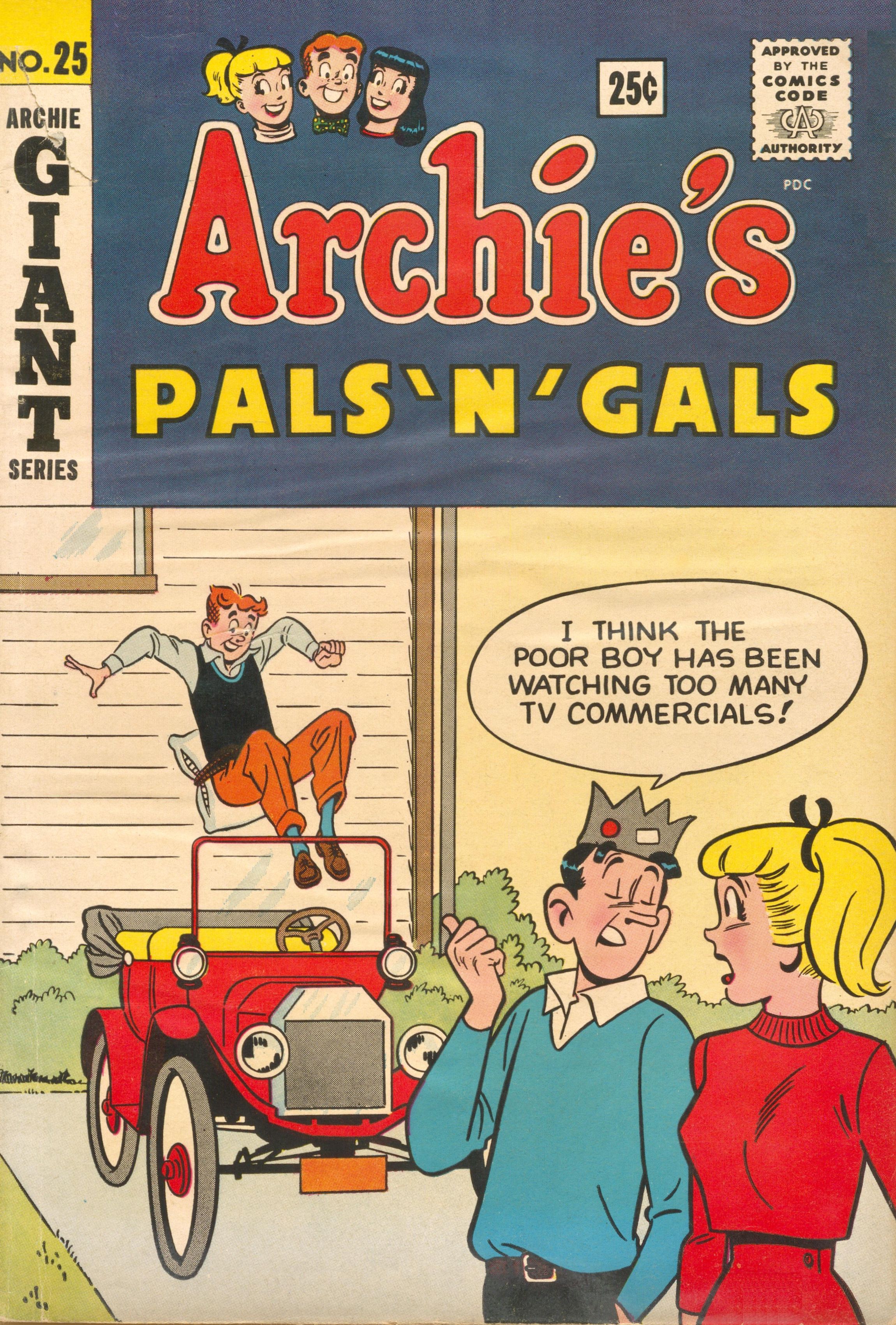 Read online Archie's Pals 'N' Gals (1952) comic -  Issue #25 - 1