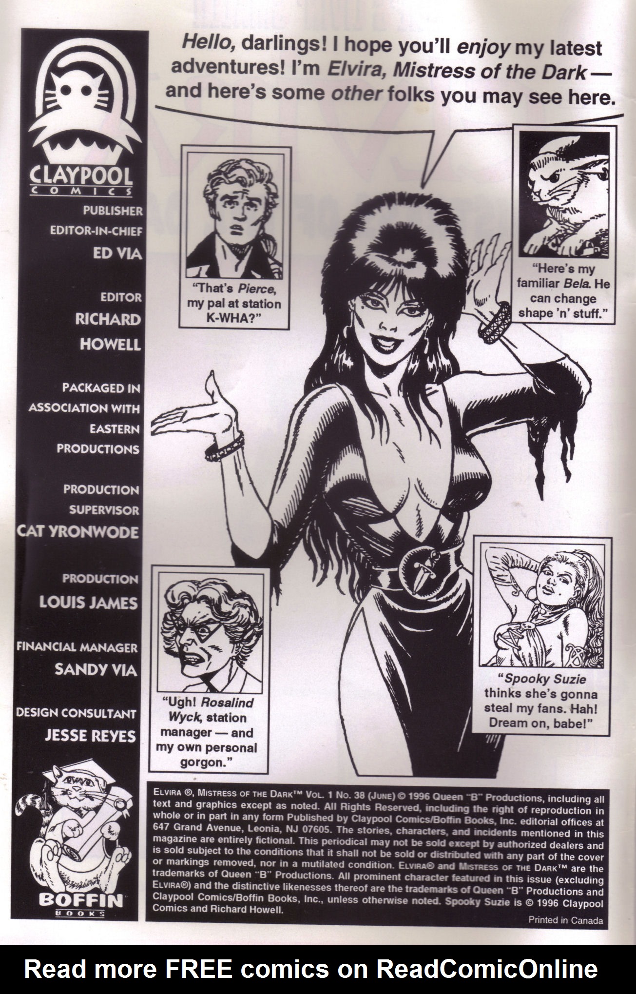 Read online Elvira, Mistress of the Dark comic -  Issue #38 - 2