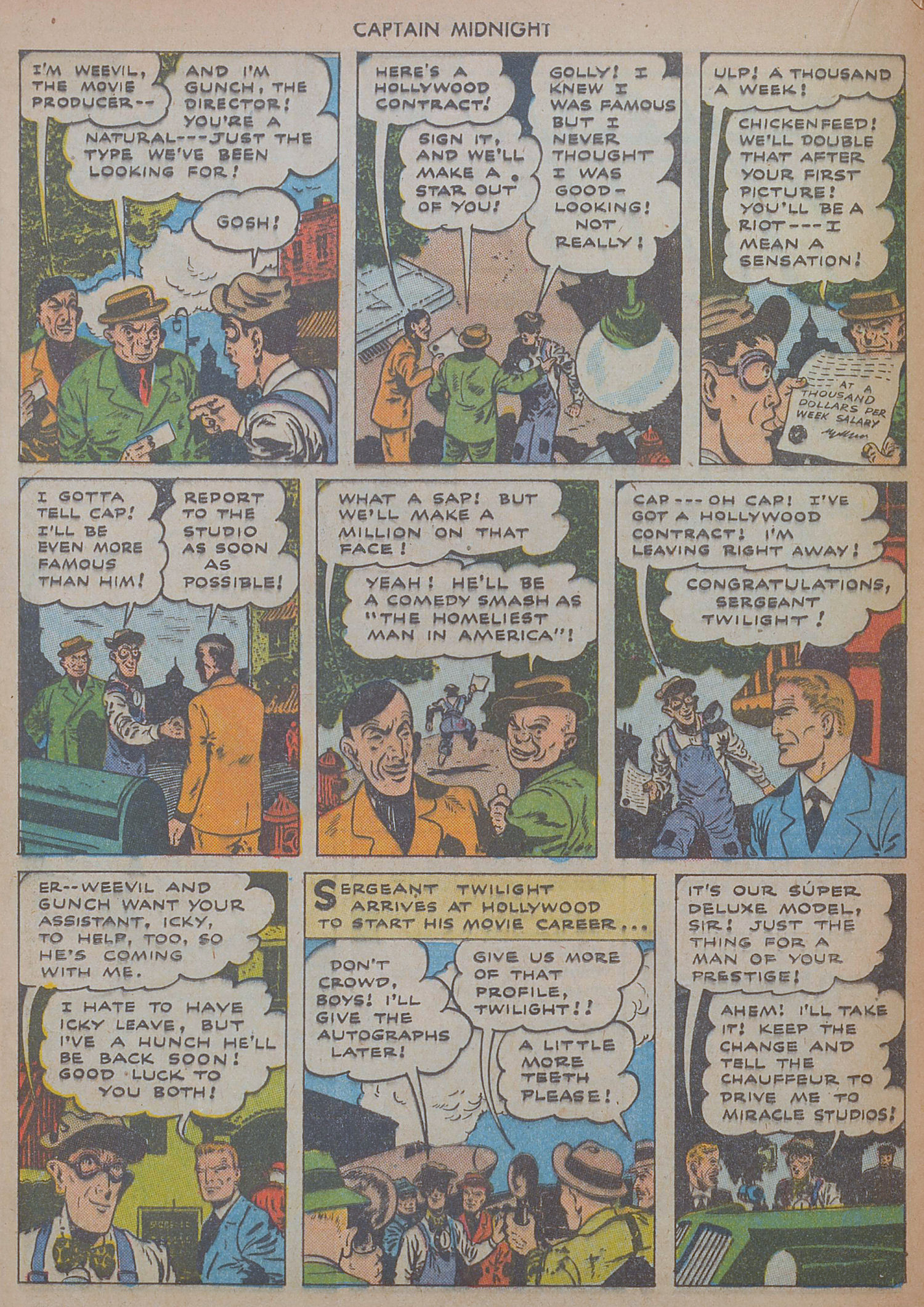 Read online Captain Midnight (1942) comic -  Issue #24 - 16