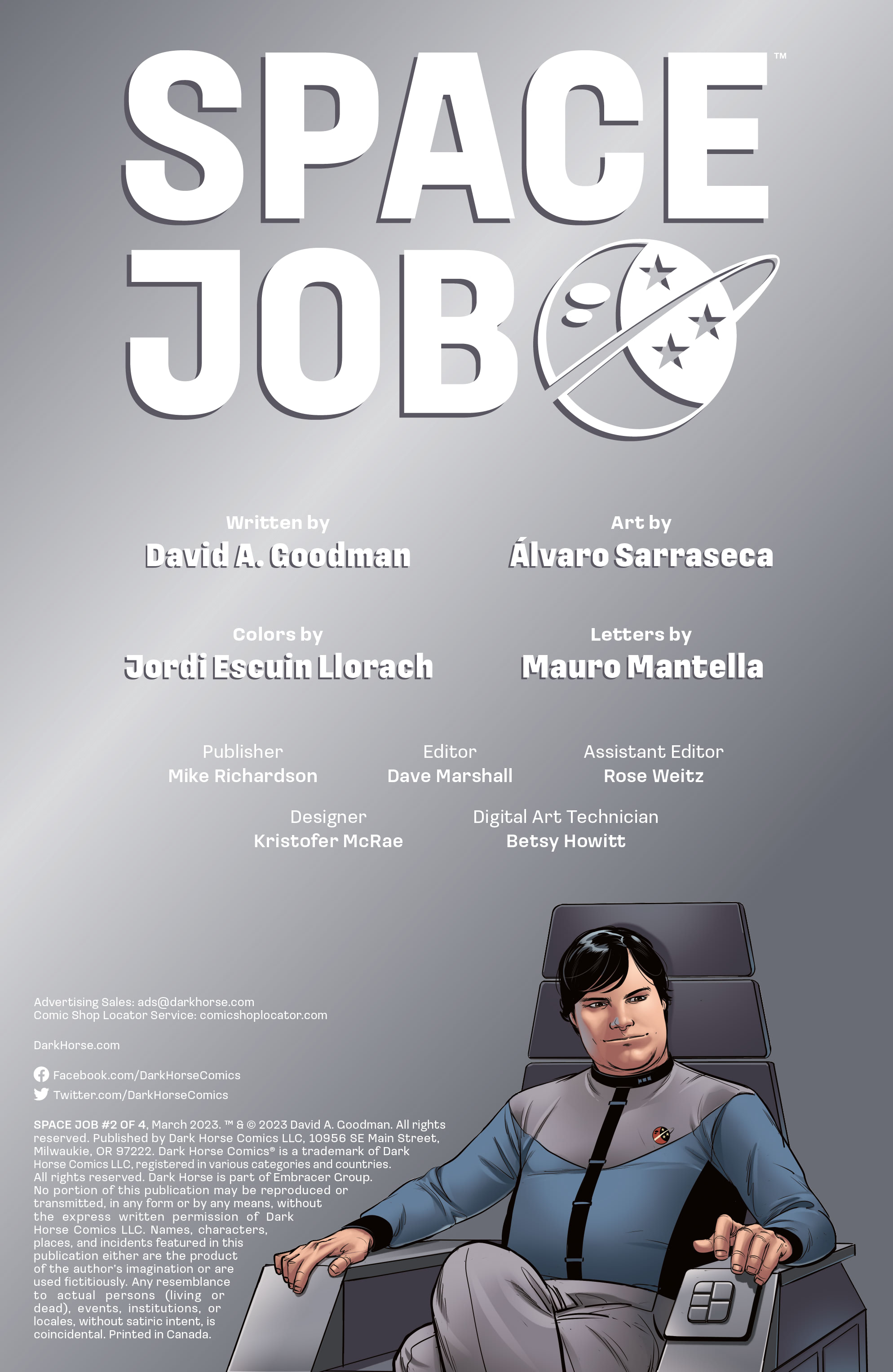 Read online Space Job comic -  Issue #2 - 2