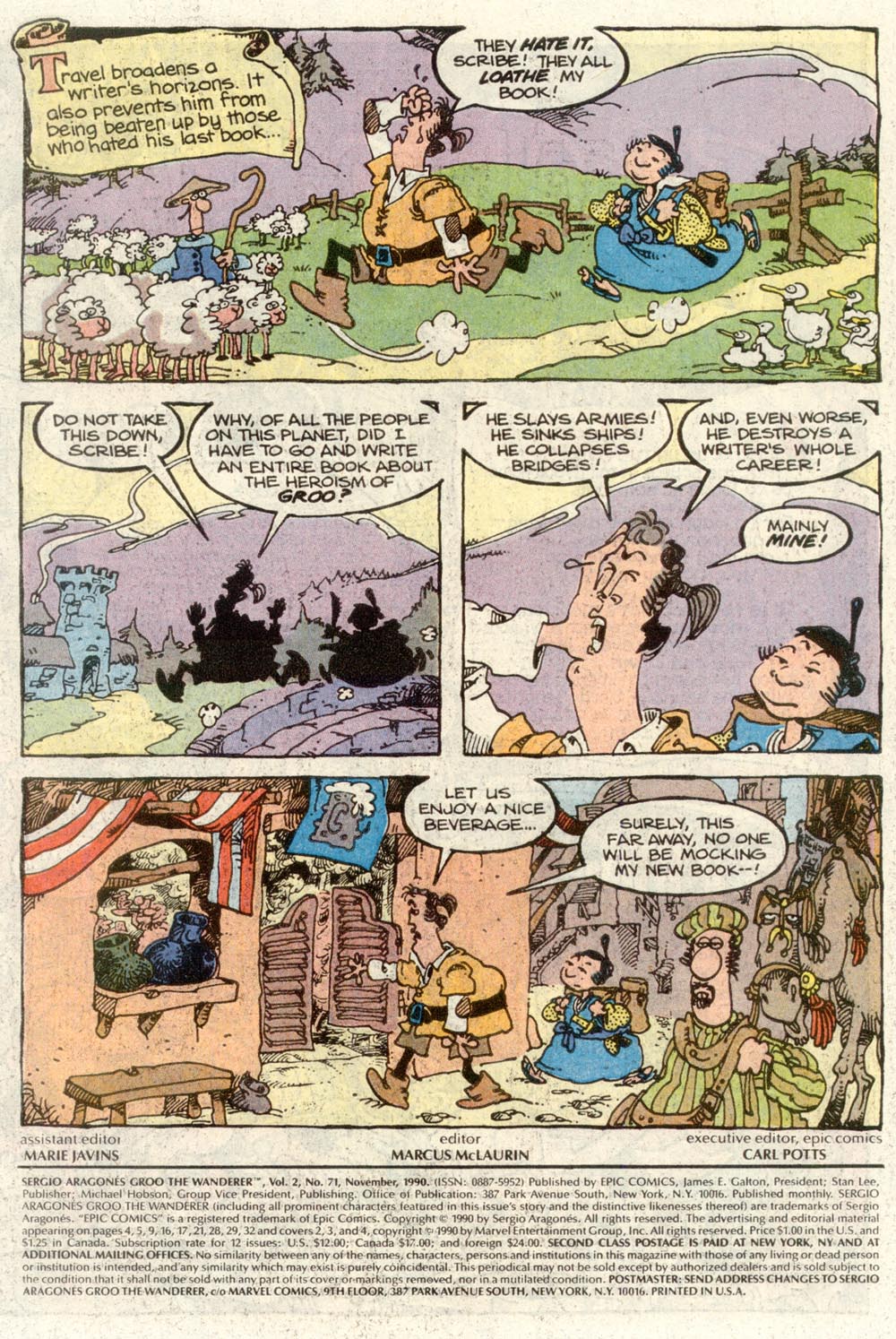 Read online Sergio Aragonés Groo the Wanderer comic -  Issue #71 - 2