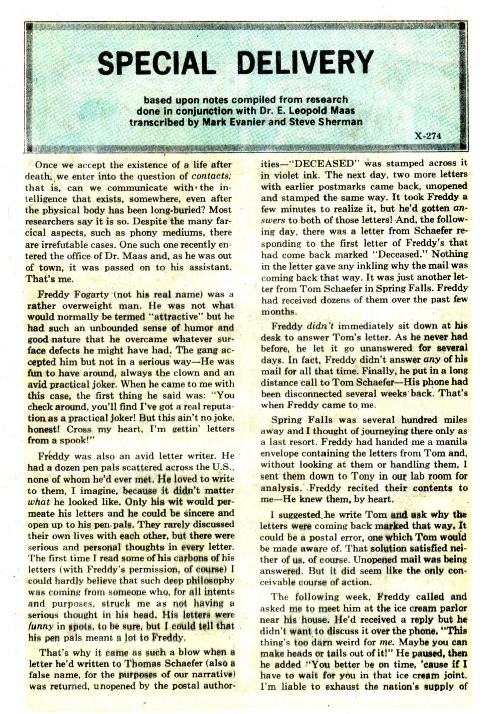 Read online Weird Mystery Tales comic -  Issue #1 - 25