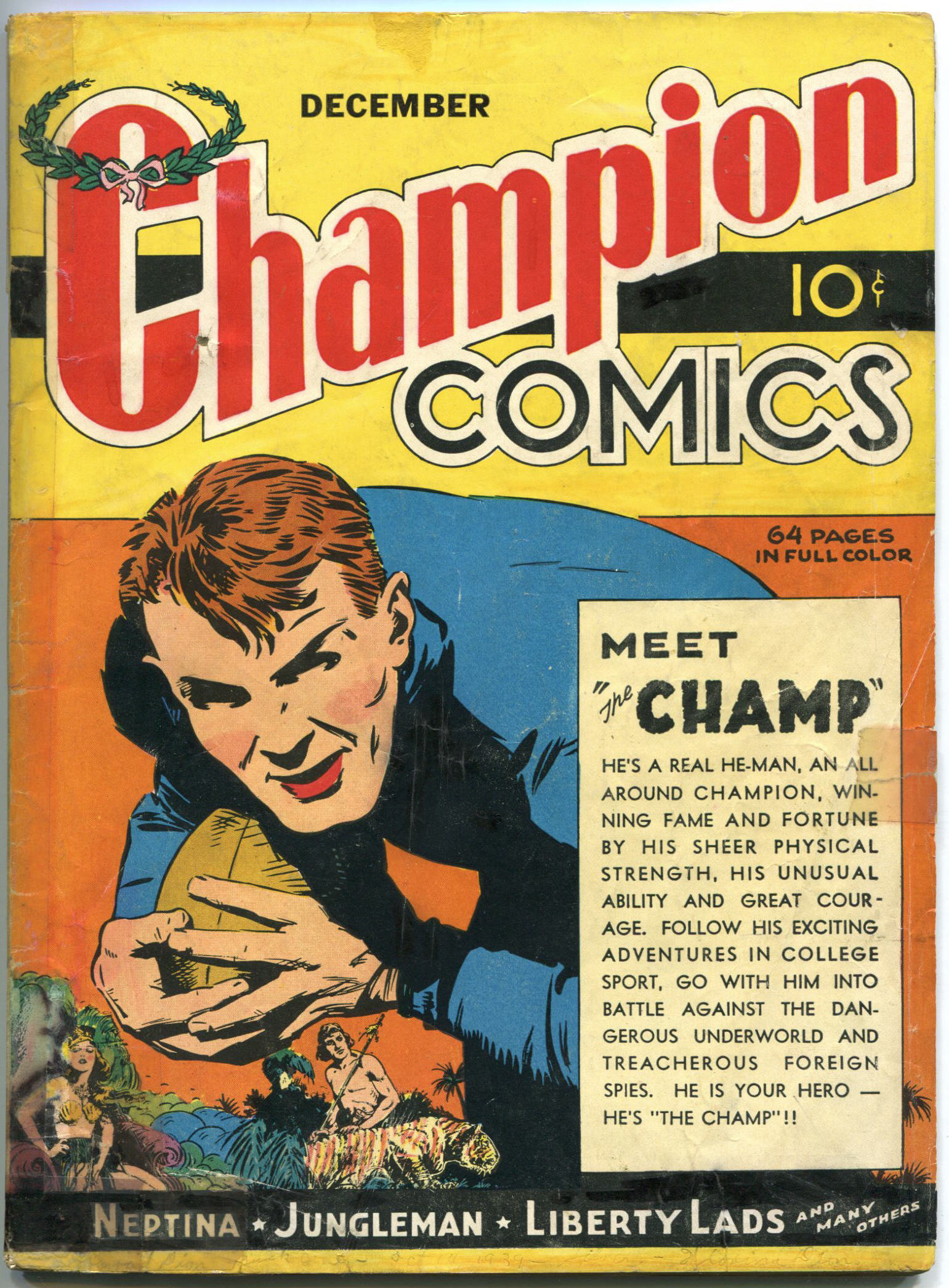 Read online Champion Comics comic -  Issue #2 - 1