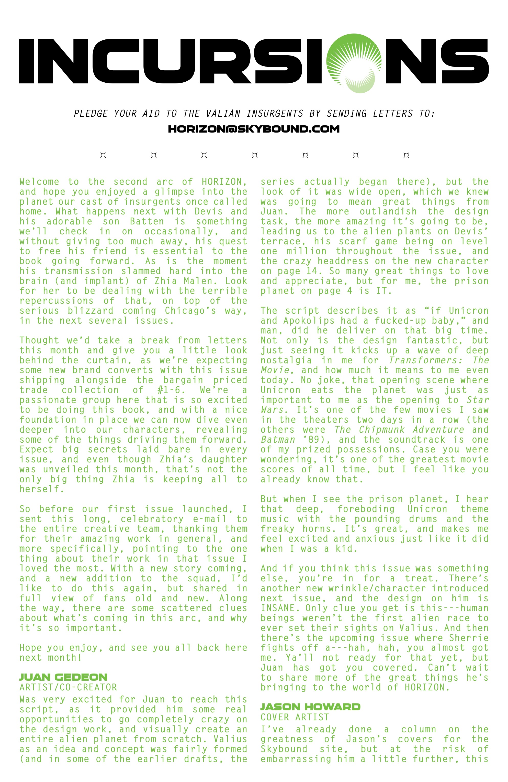 Read online Horizon comic -  Issue #7 - 22