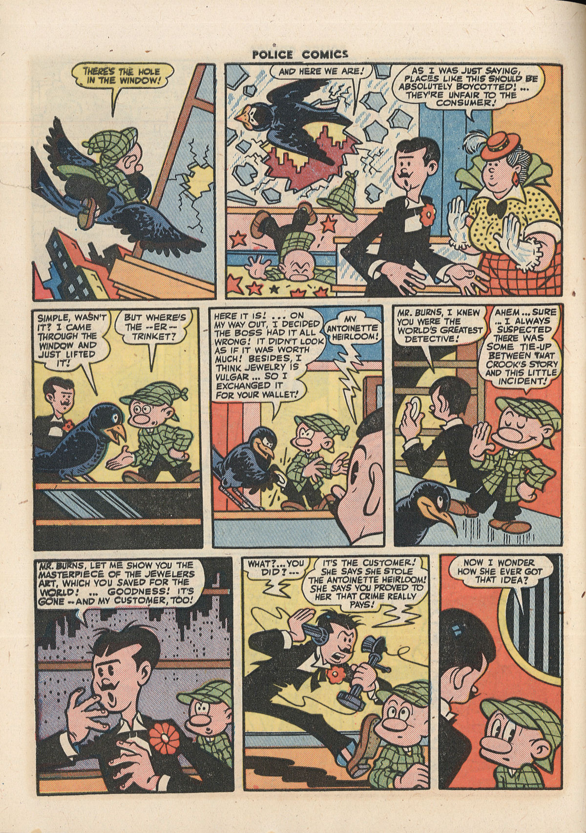 Read online Police Comics comic -  Issue #37 - 50