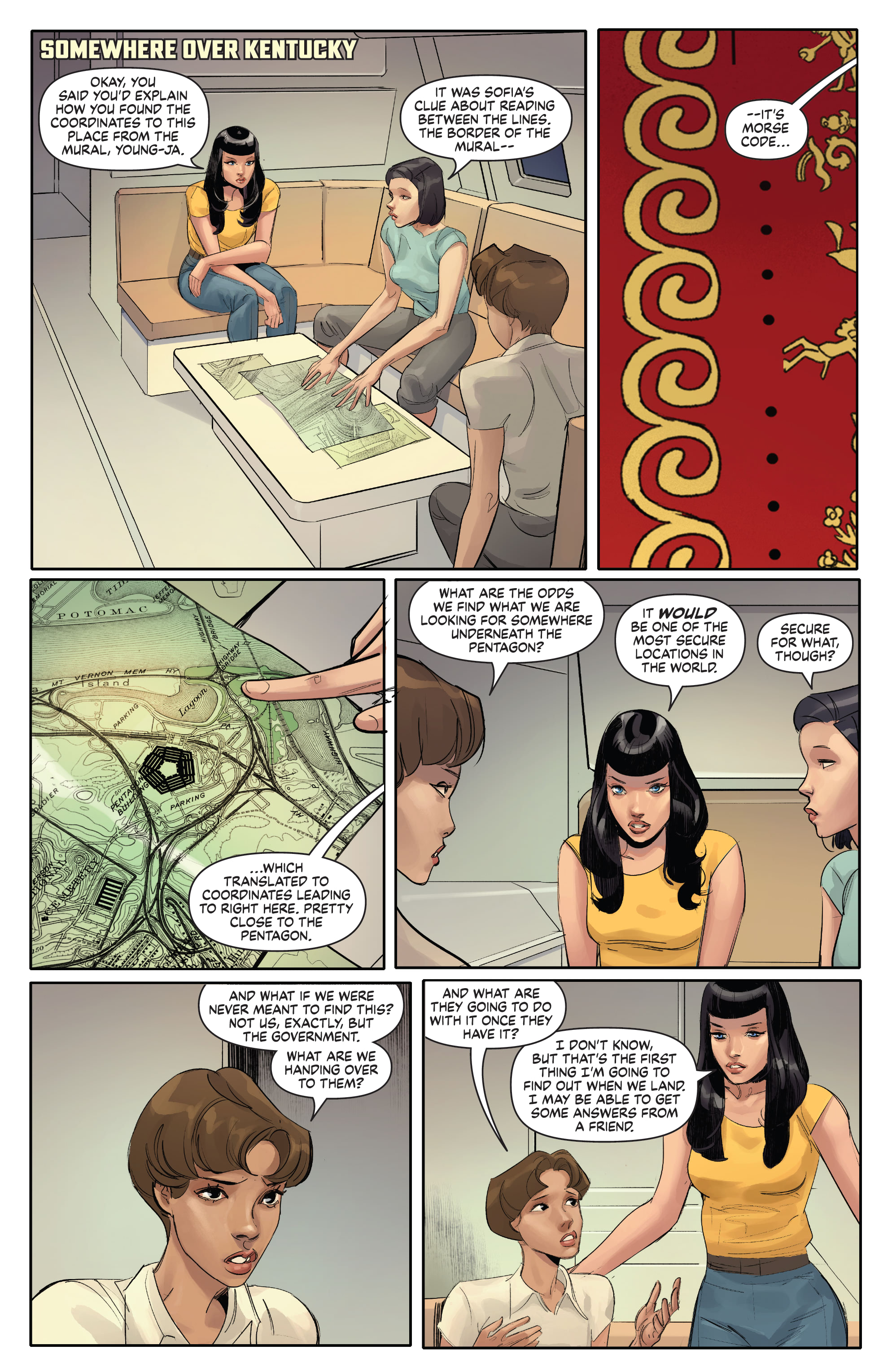 Read online Bettie Page: The Alien Agenda comic -  Issue #5 - 7