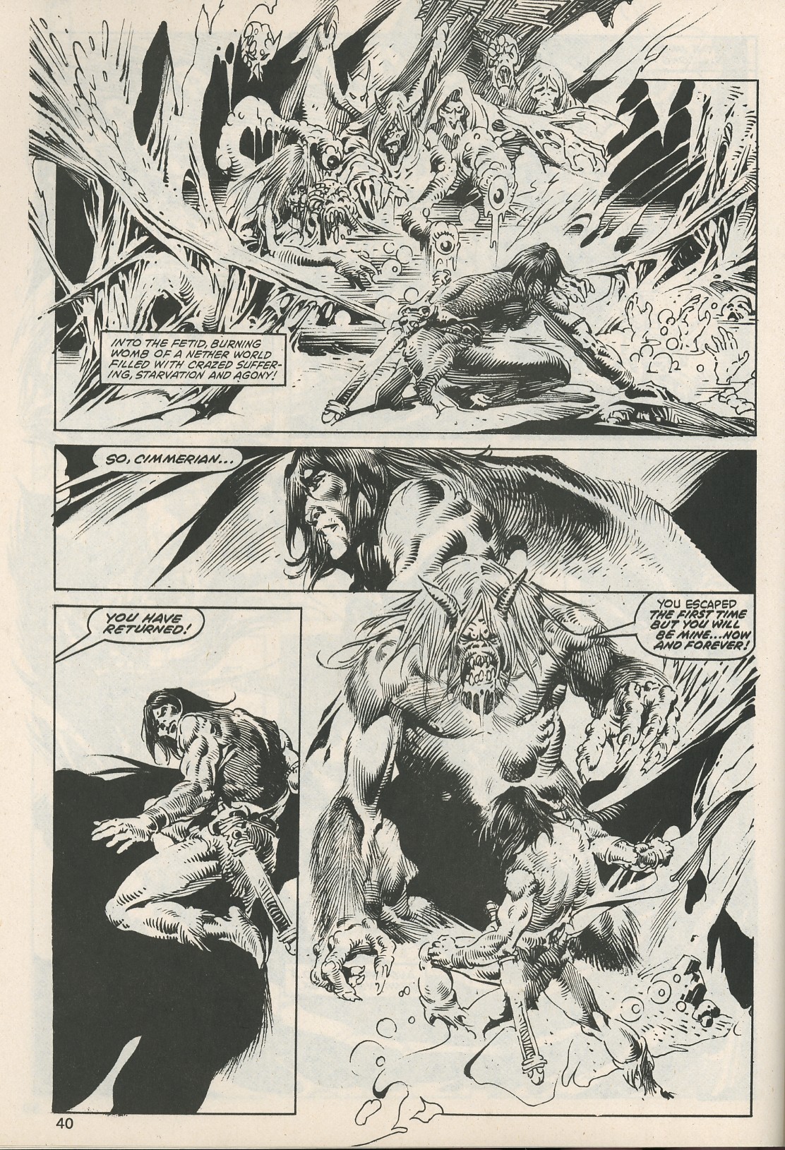 Read online The Savage Sword Of Conan comic -  Issue #114 - 40