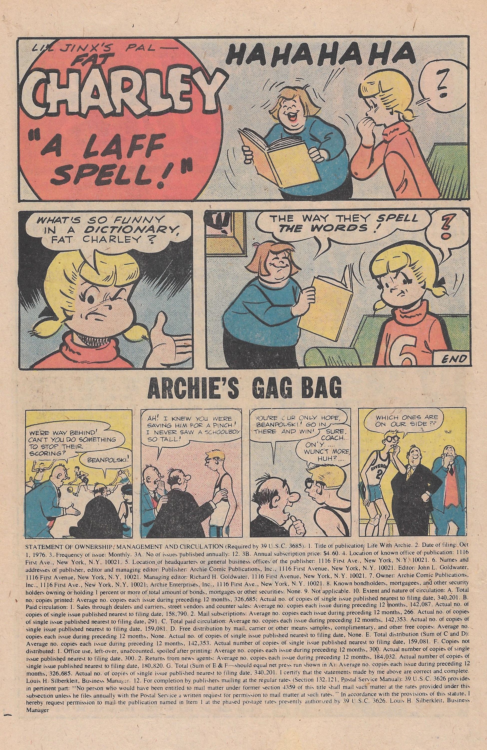 Read online Life With Archie (1958) comic -  Issue #180 - 10
