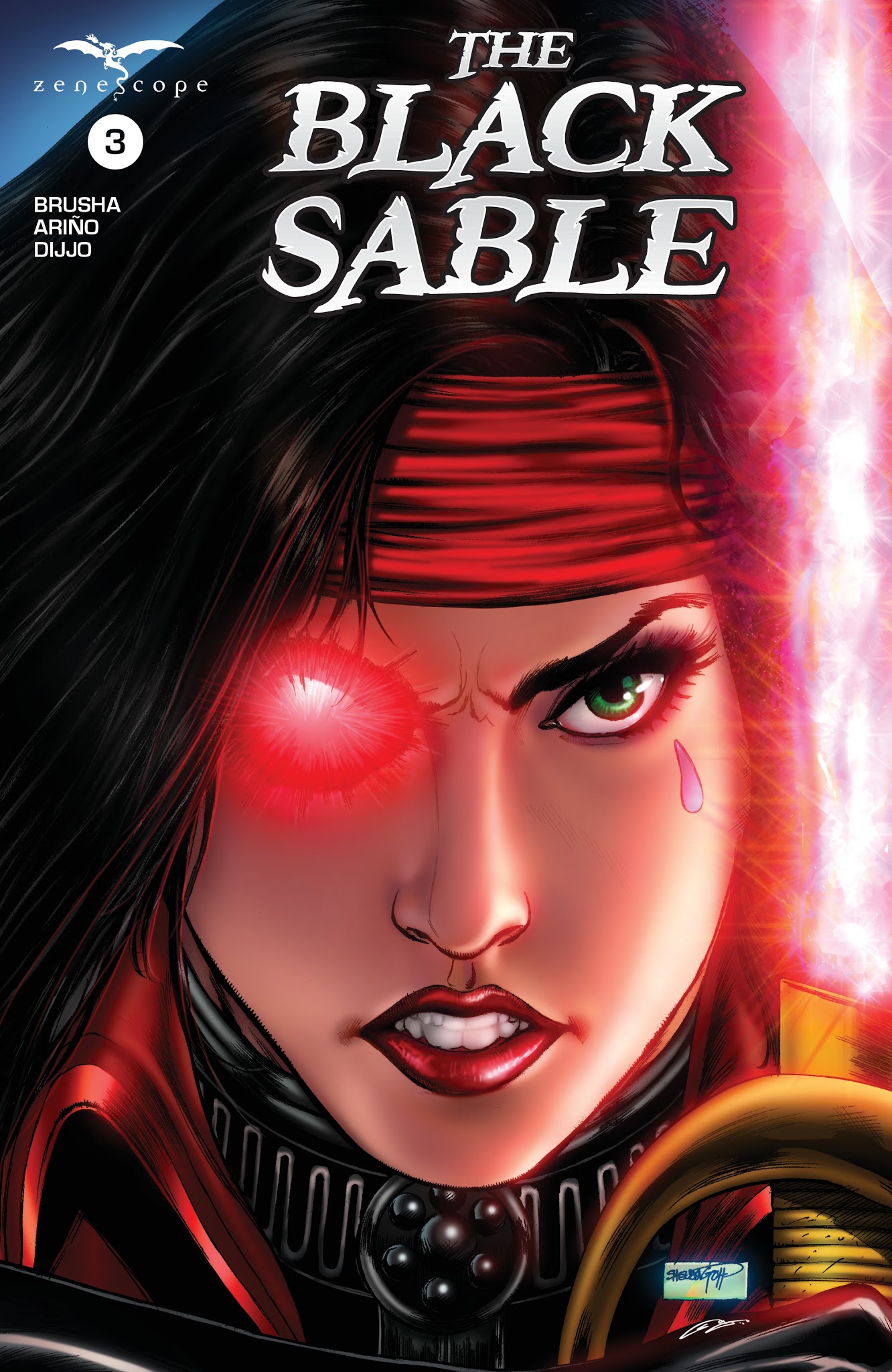 Read online The Black Sable comic -  Issue #3 - 1