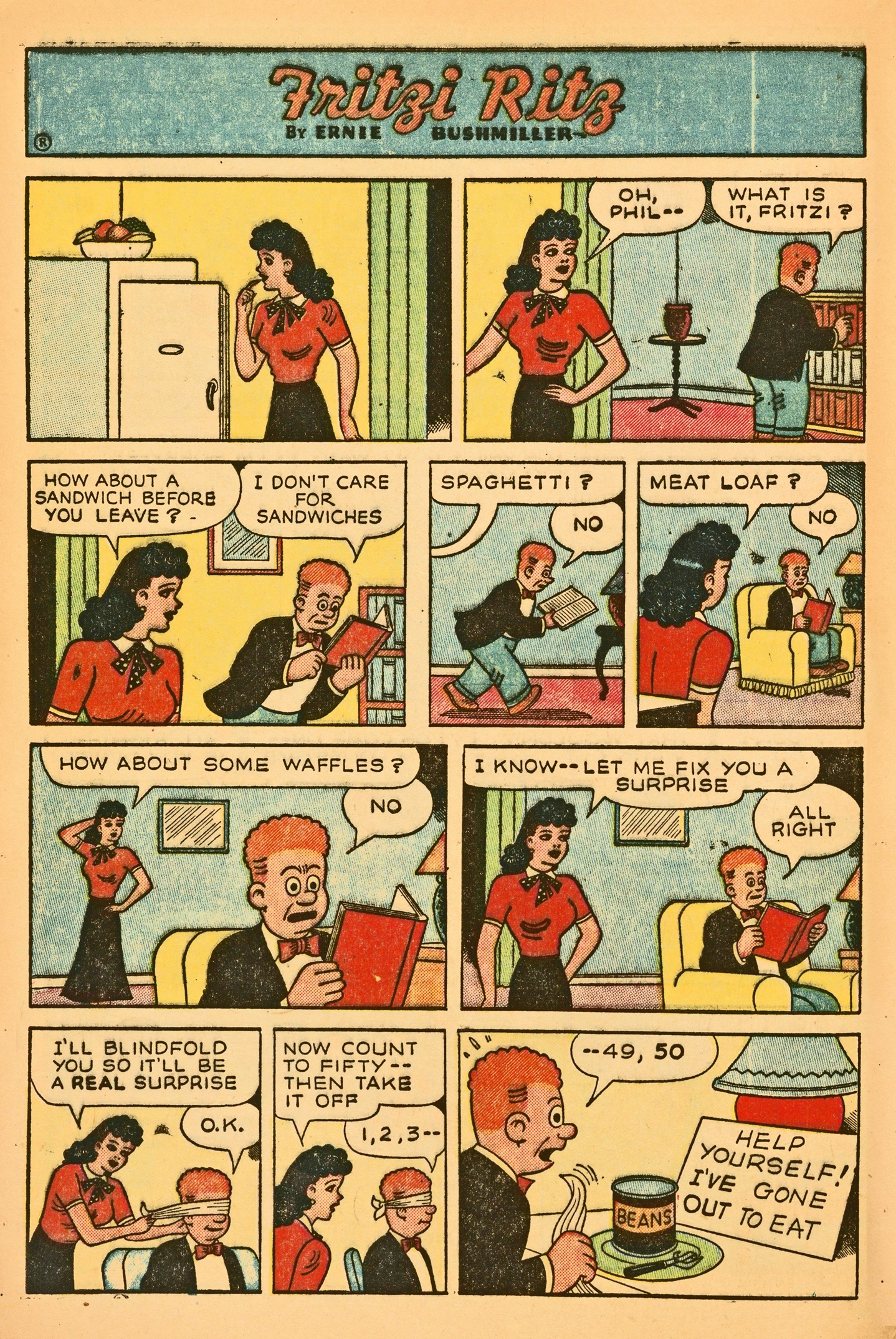 Read online Fritzi Ritz (1953) comic -  Issue #31 - 4