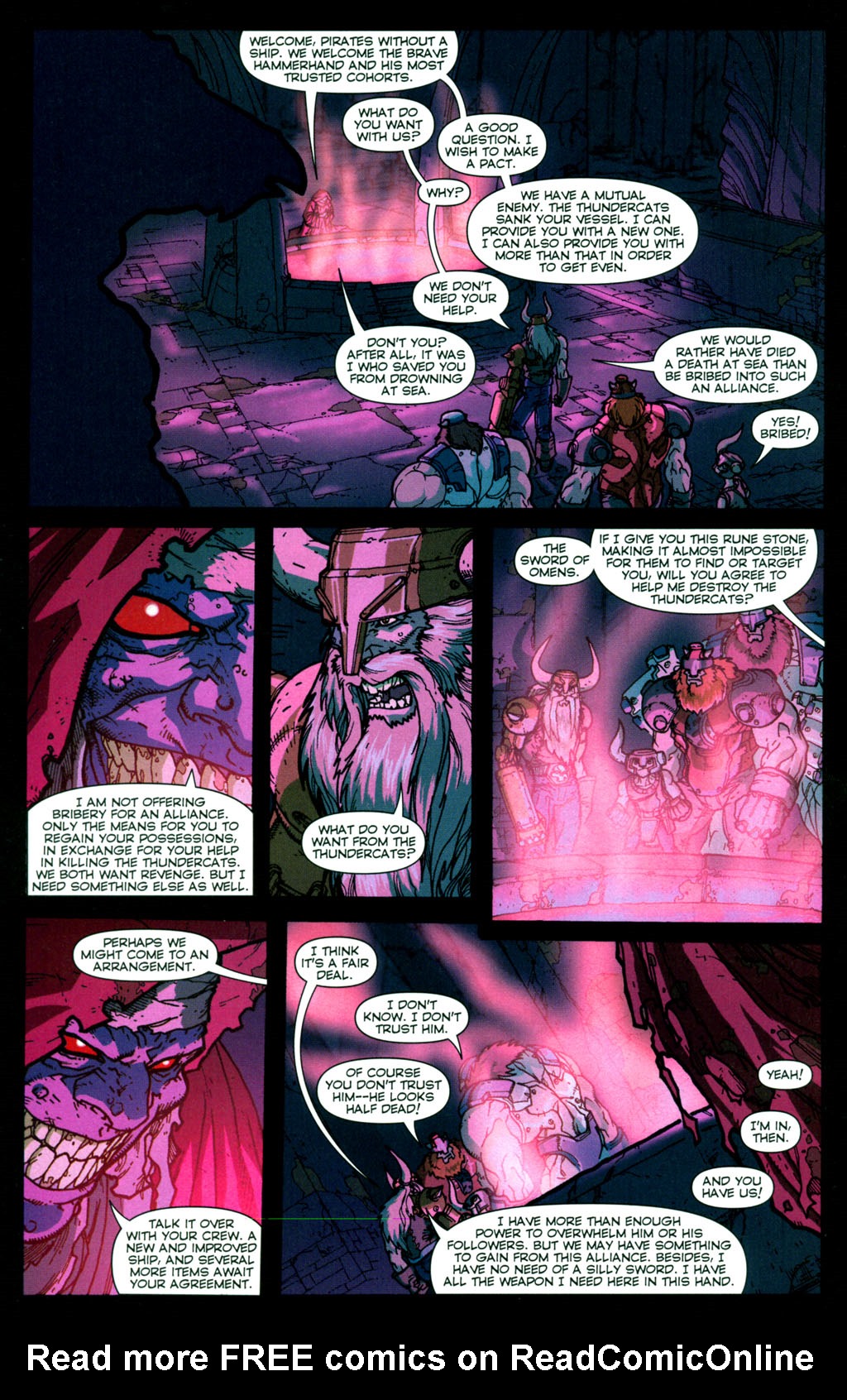 Read online ThunderCats: HammerHand's Revenge comic -  Issue #4 - 19