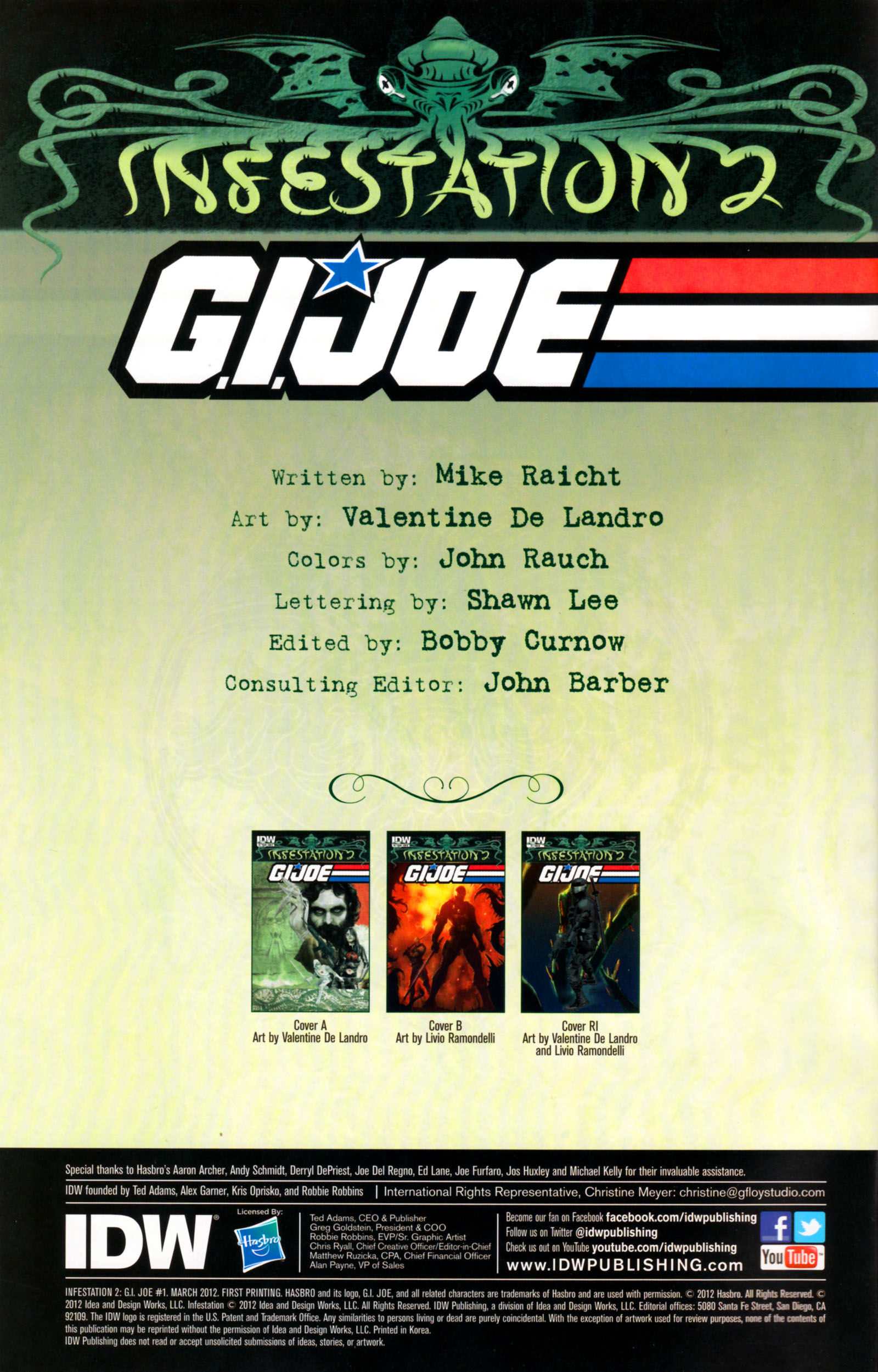 Read online Infestation 2: G.I. Joe comic -  Issue #1 - 3