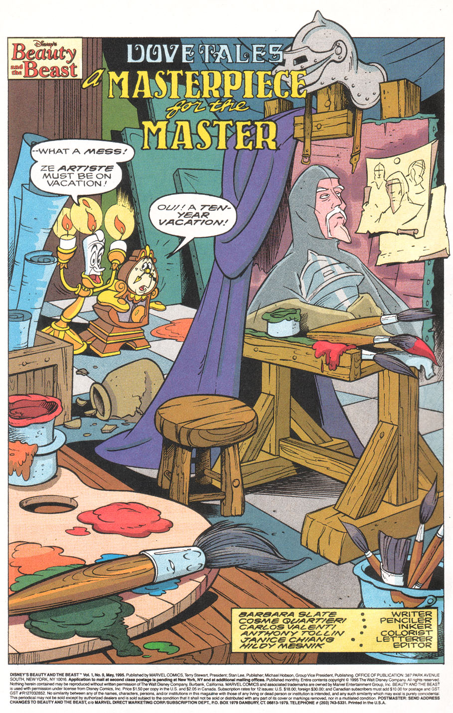 Read online Disney's Beauty and the Beast comic -  Issue #9 - 6