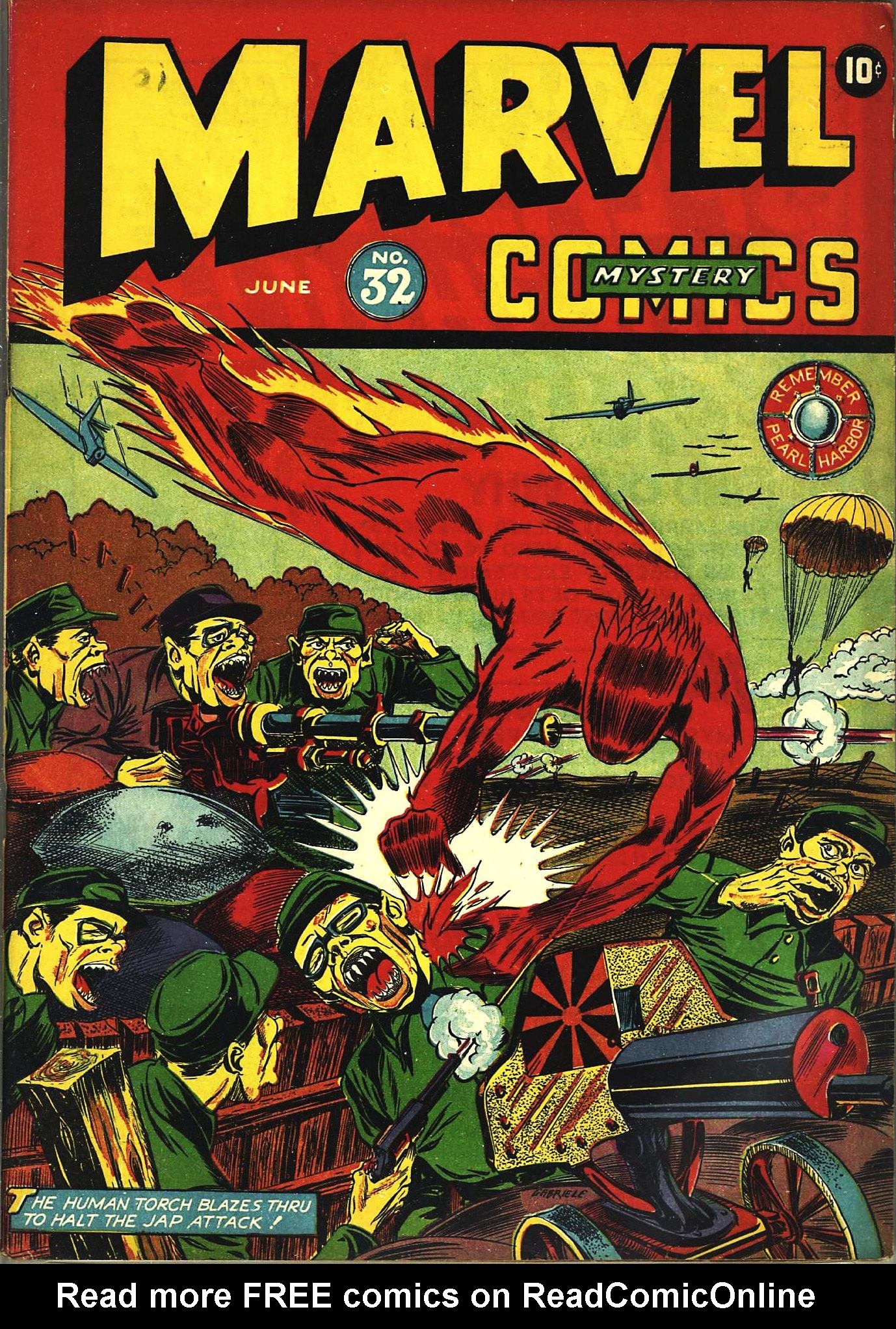 Read online Marvel Mystery Comics comic -  Issue #32 - 1