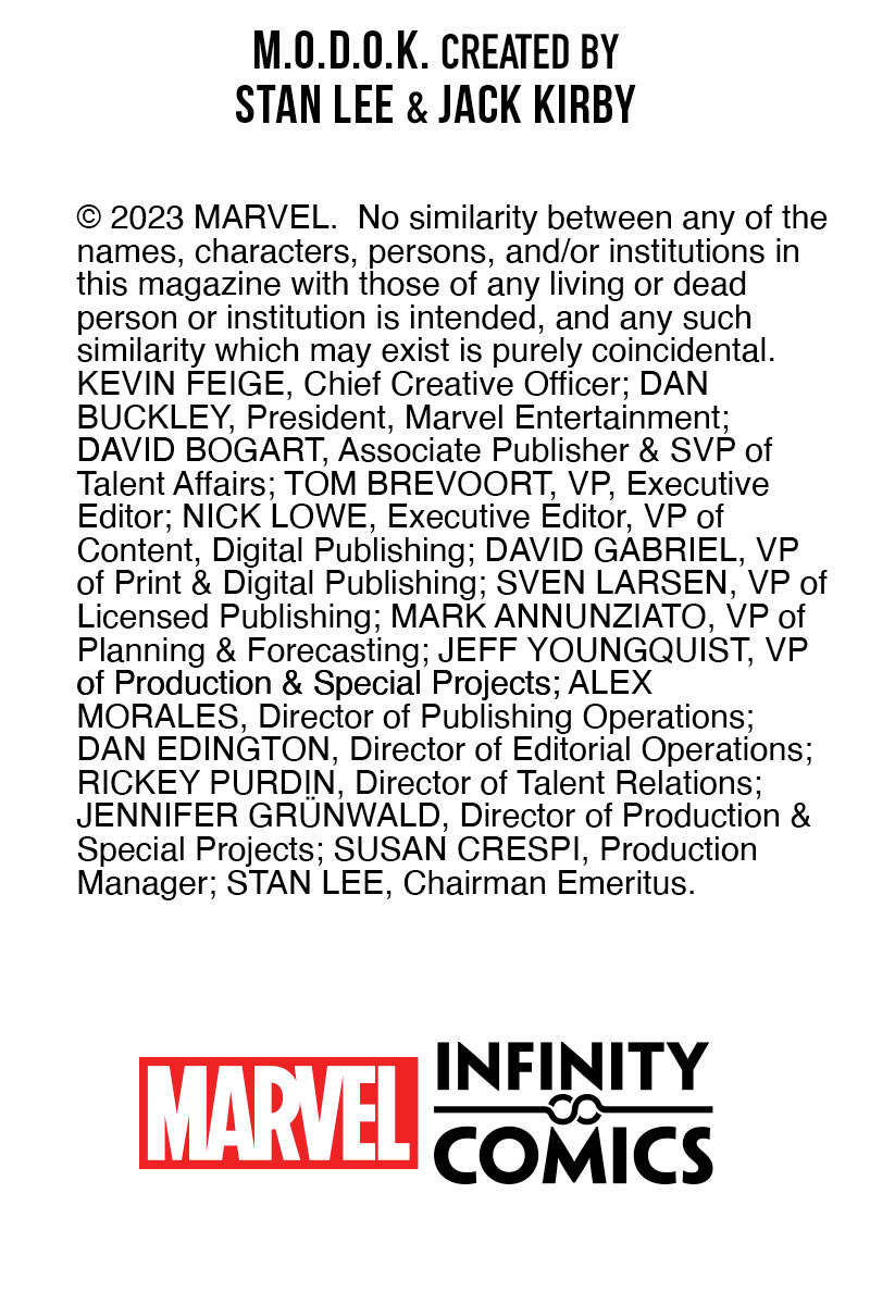 Read online Who Is MODOK: Infinity Comic comic -  Issue # Full - 72