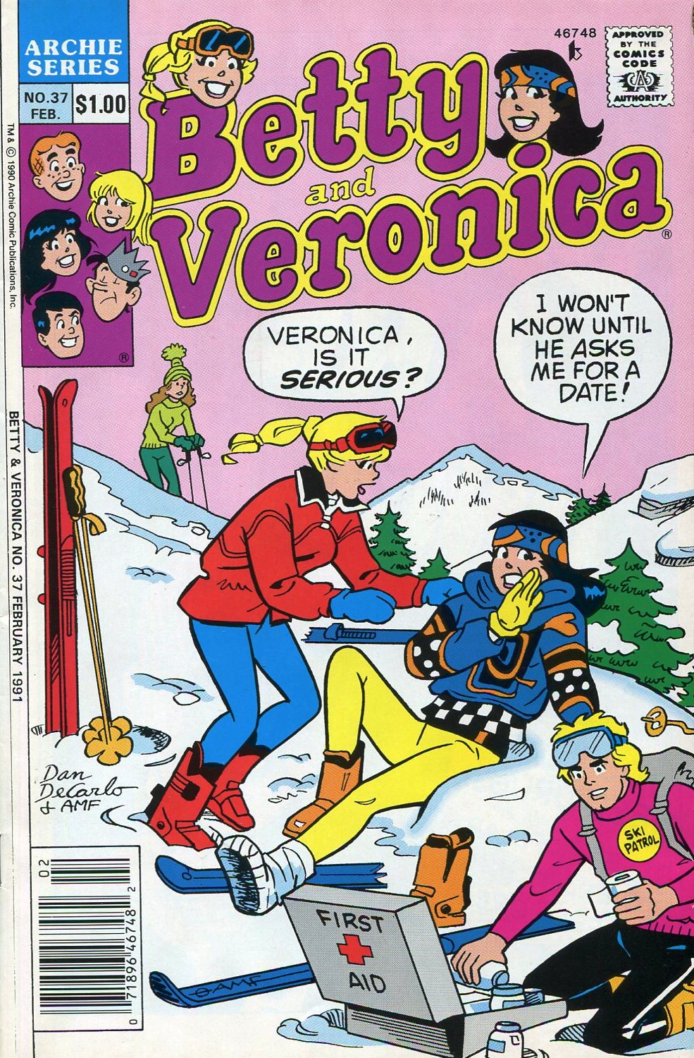 Read online Betty and Veronica (1987) comic -  Issue #37 - 1