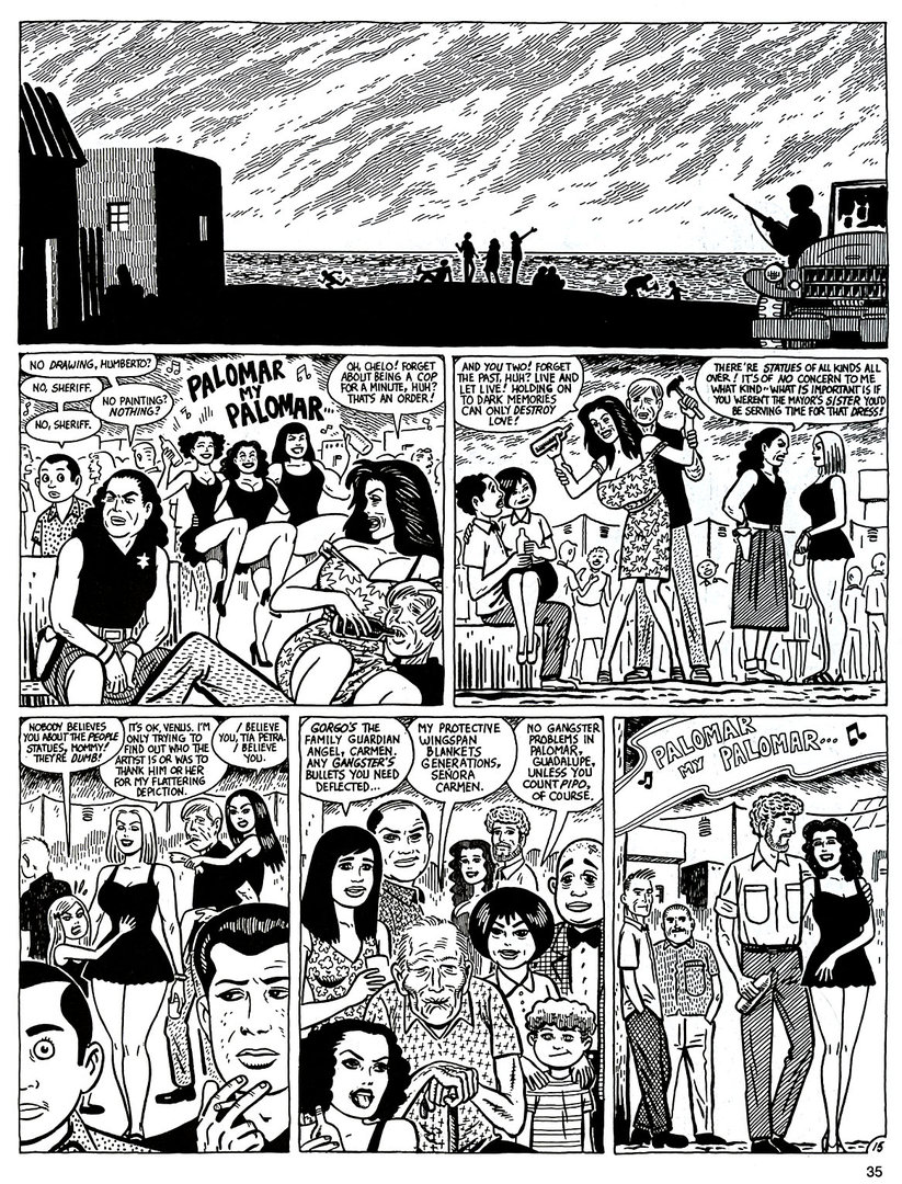 Read online Love and Rockets (1982) comic -  Issue #50 - 37