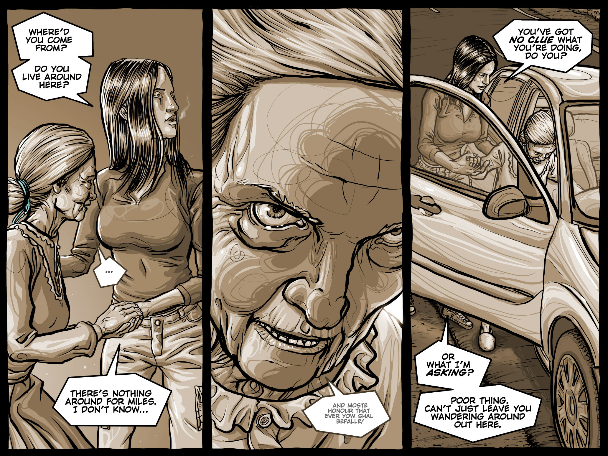 Read online False Positive comic -  Issue #3 - 34