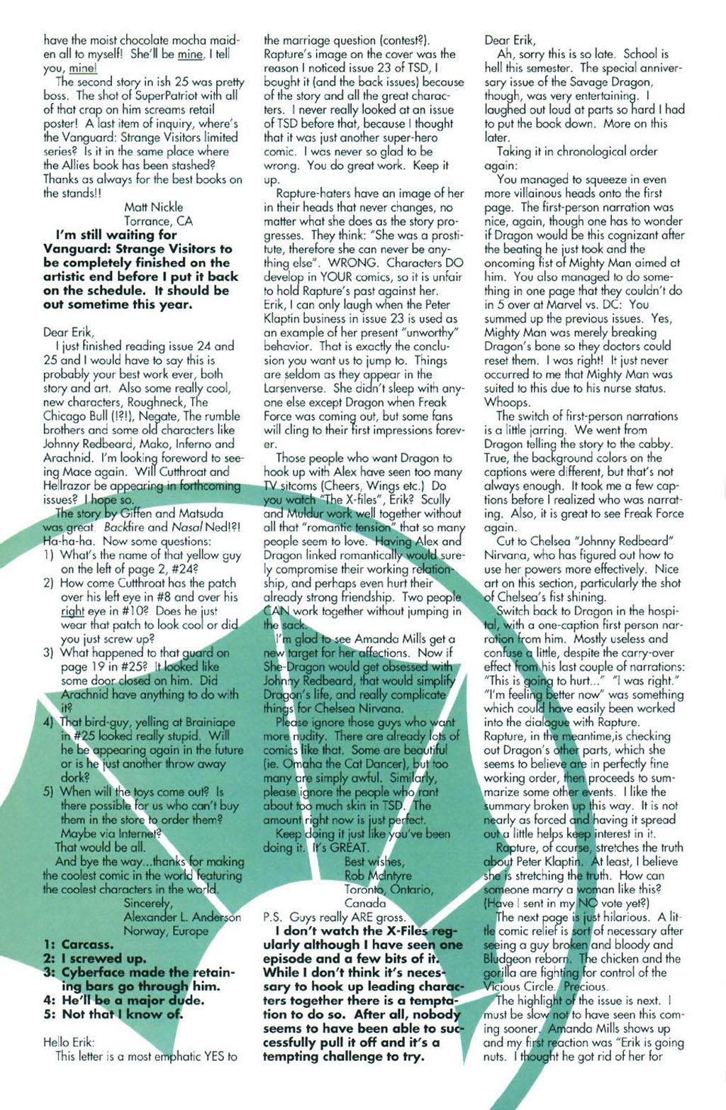 The Savage Dragon (1993) Issue #27 #30 - English 29
