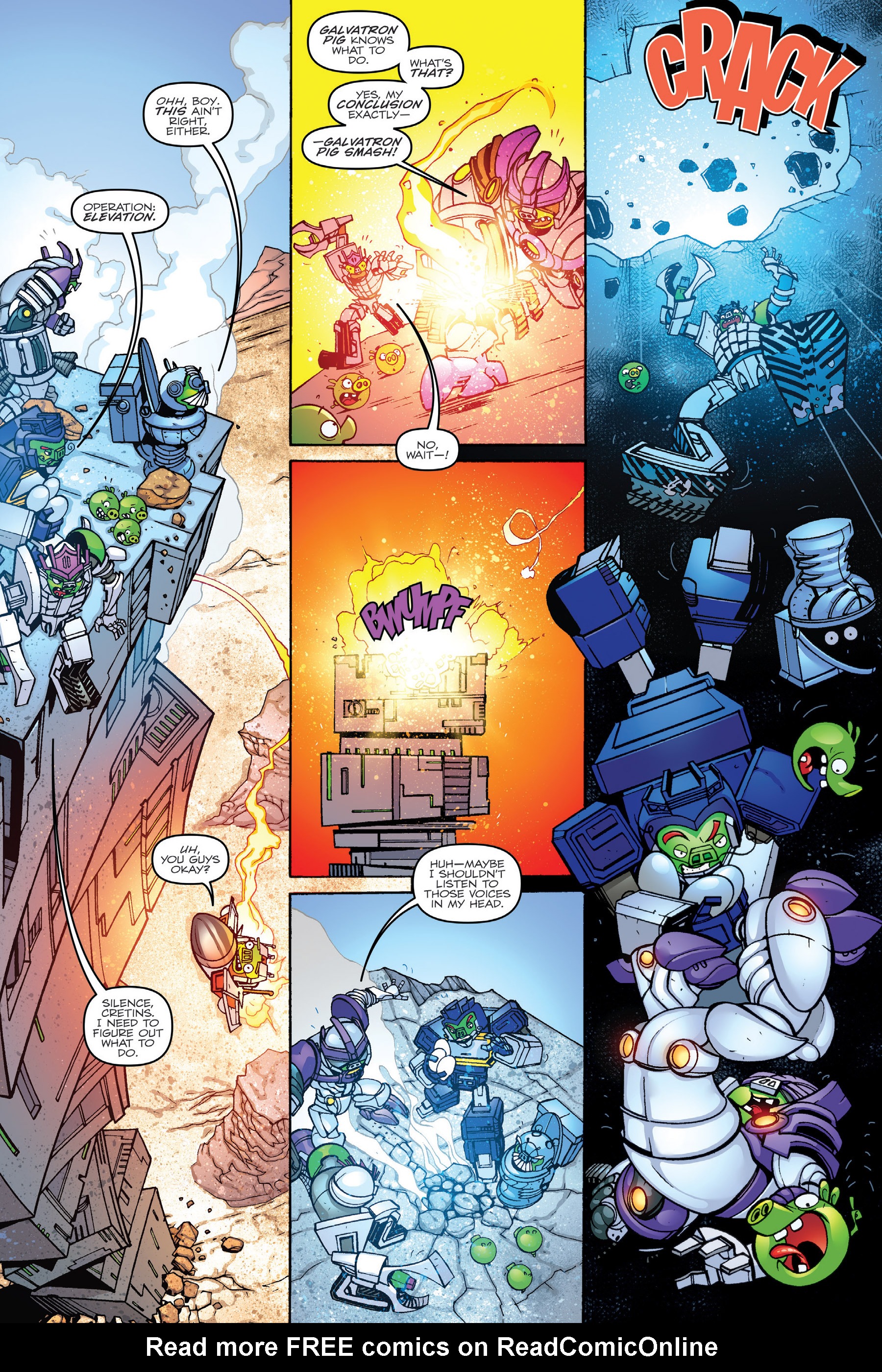 Read online Angry Birds Transformers: Age of Eggstinction comic -  Issue # Full - 36