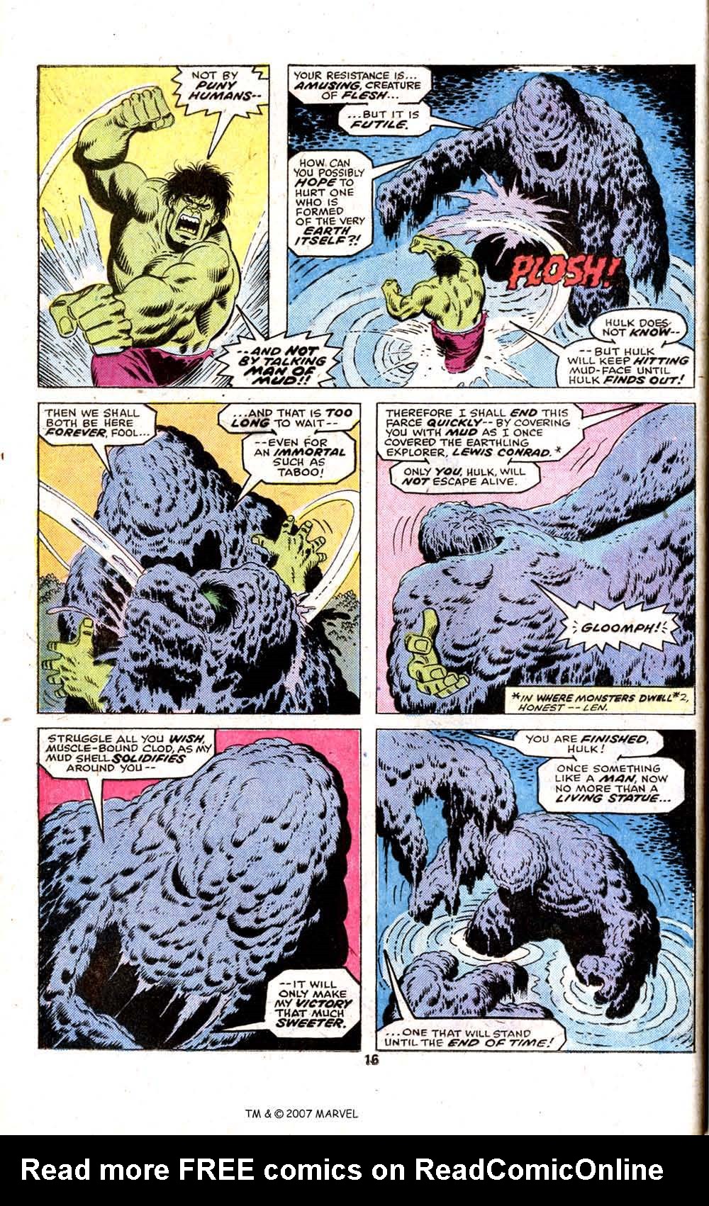 Read online The Incredible Hulk (1968) comic -  Issue # _Annual 1976 - 18