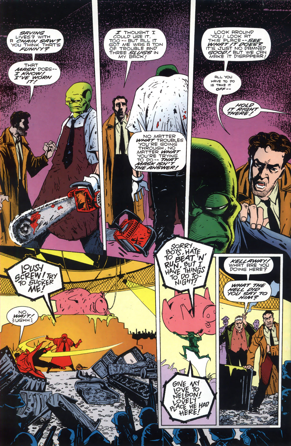 Read online The Mask: The Hunt for Green October comic -  Issue #2 - 21