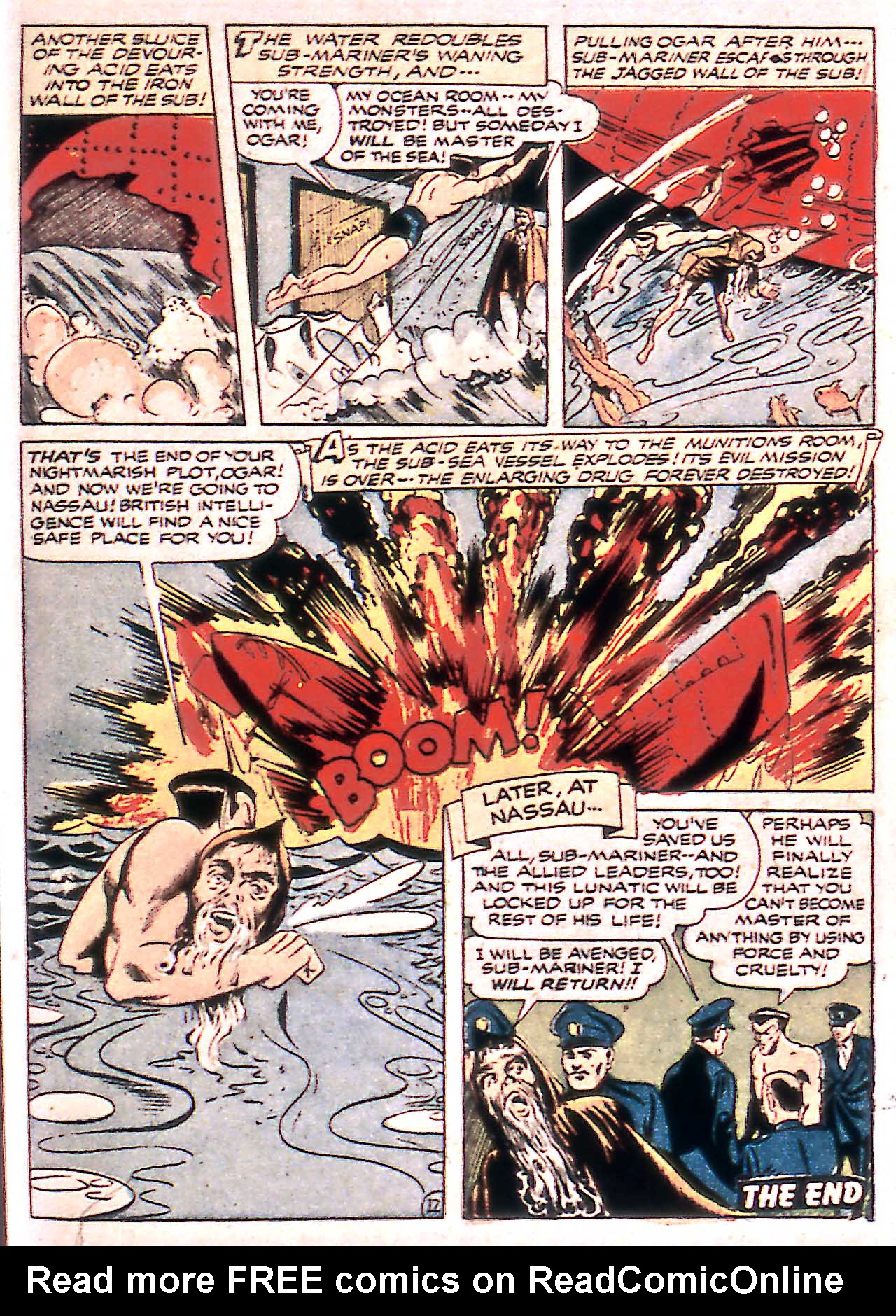 Read online Sub-Mariner Comics comic -  Issue #14 - 41