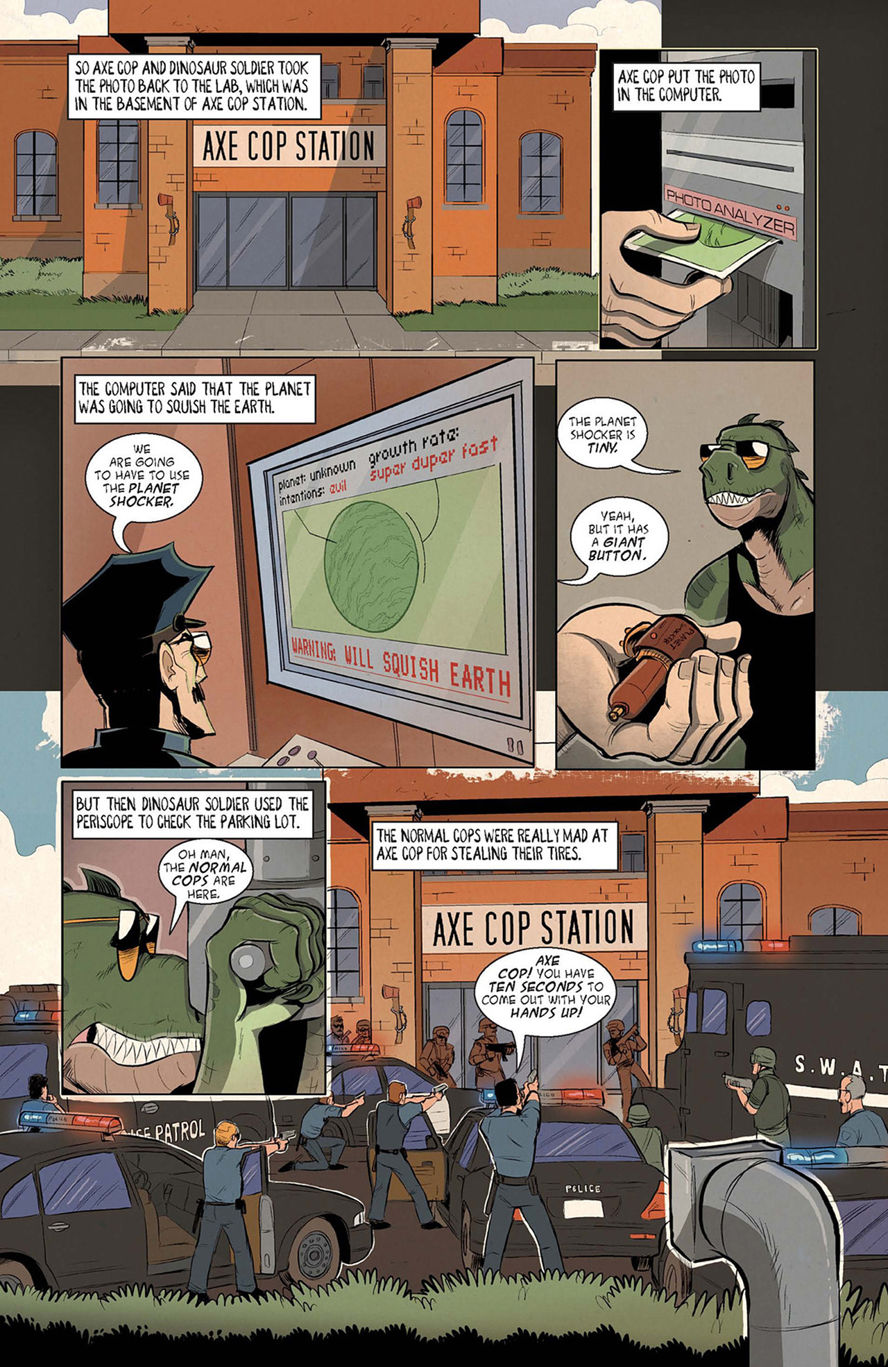 Read online Axe Cop comic -  Issue # TPB 2 - 14