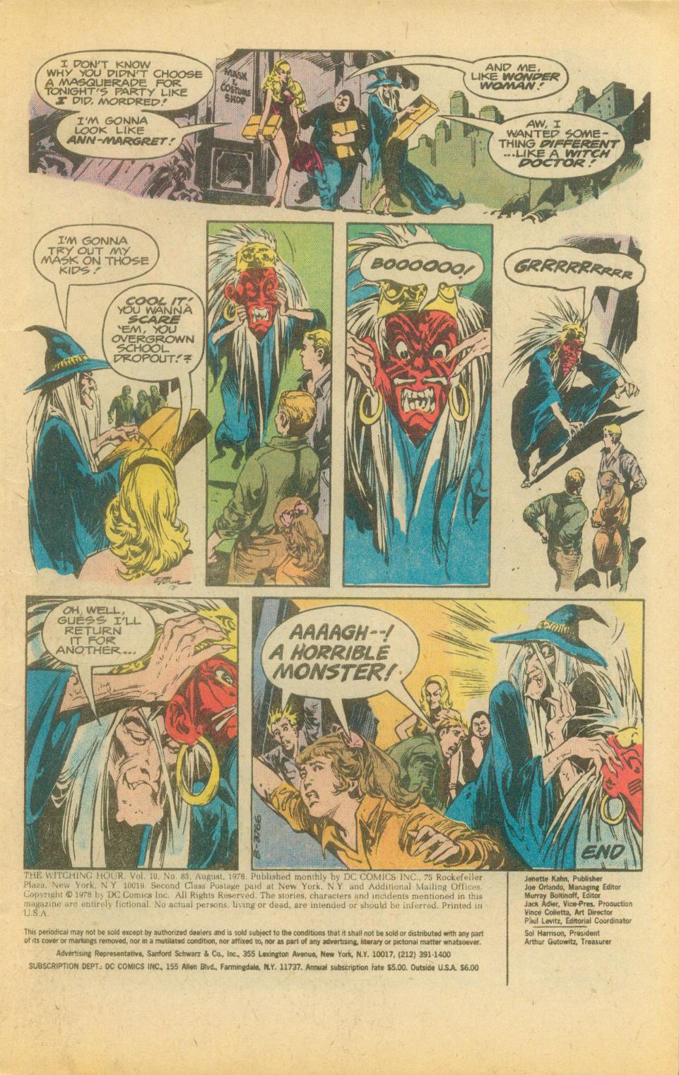 Read online The Witching Hour (1969) comic -  Issue #83 - 3