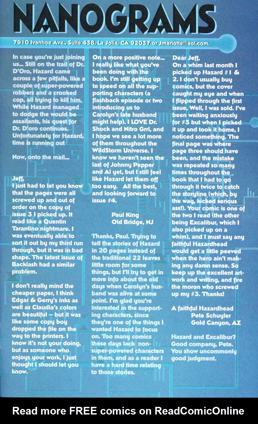 Read online Hazard comic -  Issue #5 - 22