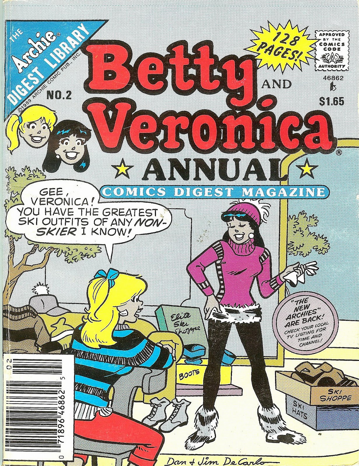 Betty and Veronica Annual Digest Magazine issue 2 - Page 1