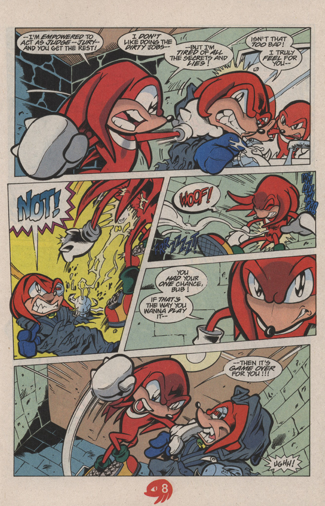 Read online Knuckles the Echidna comic -  Issue #18 - 13