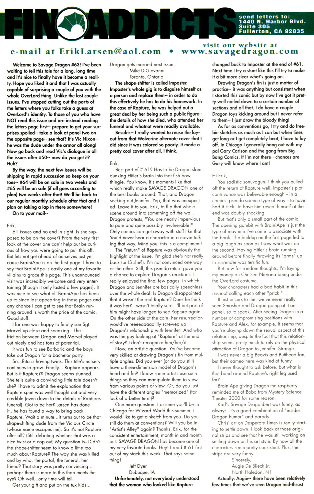 Read online The Savage Dragon (1993) comic -  Issue #63 - 25