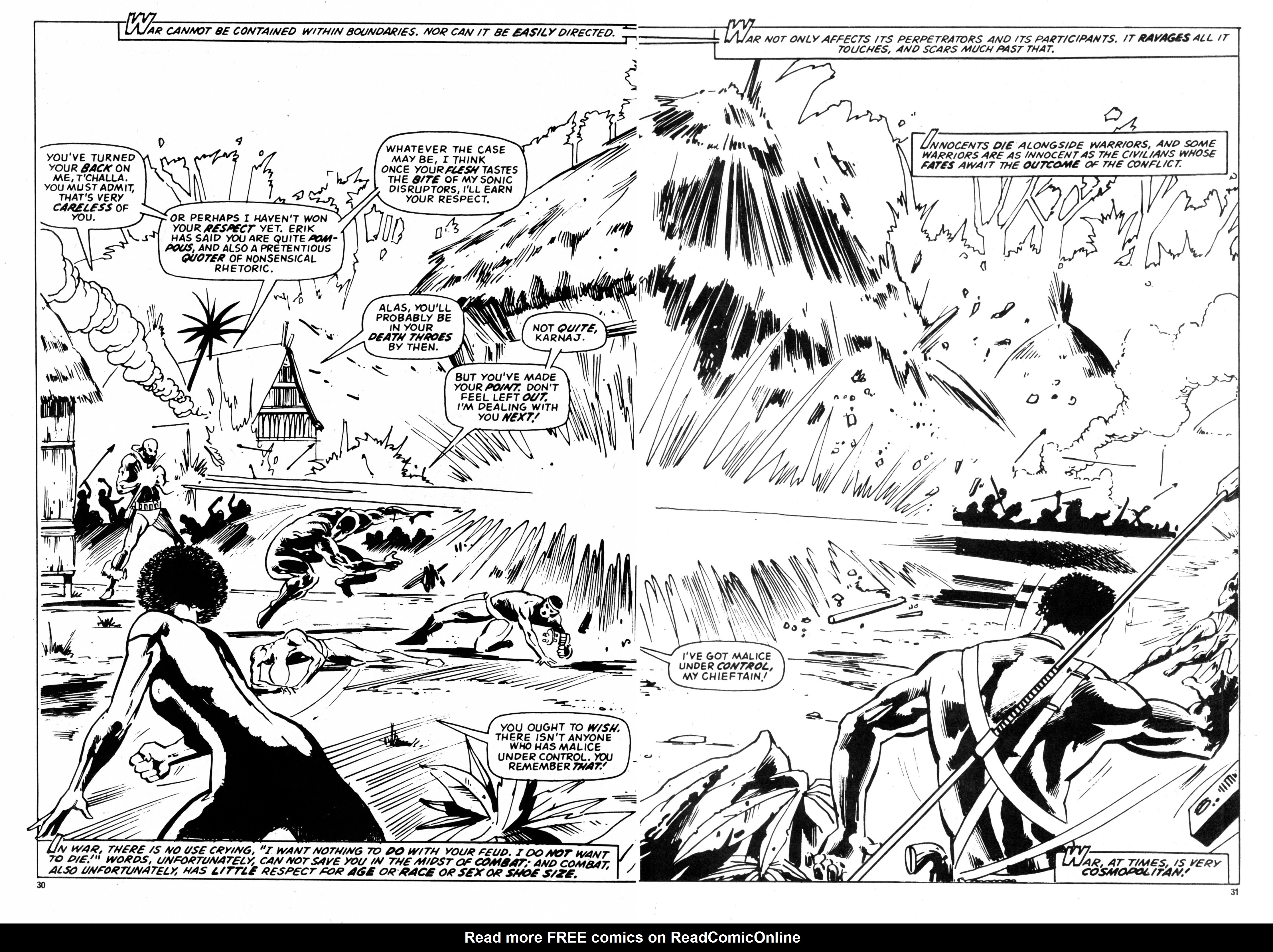Read online Planet of the Apes (1974) comic -  Issue #69 - 30