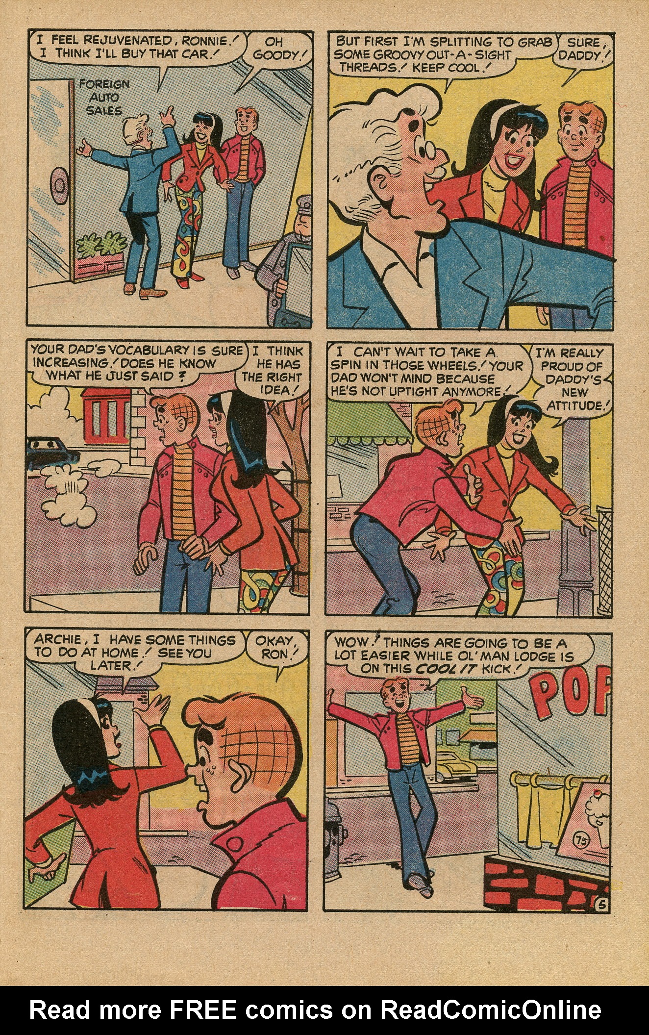 Read online Archie's TV Laugh-Out comic -  Issue #12 - 47
