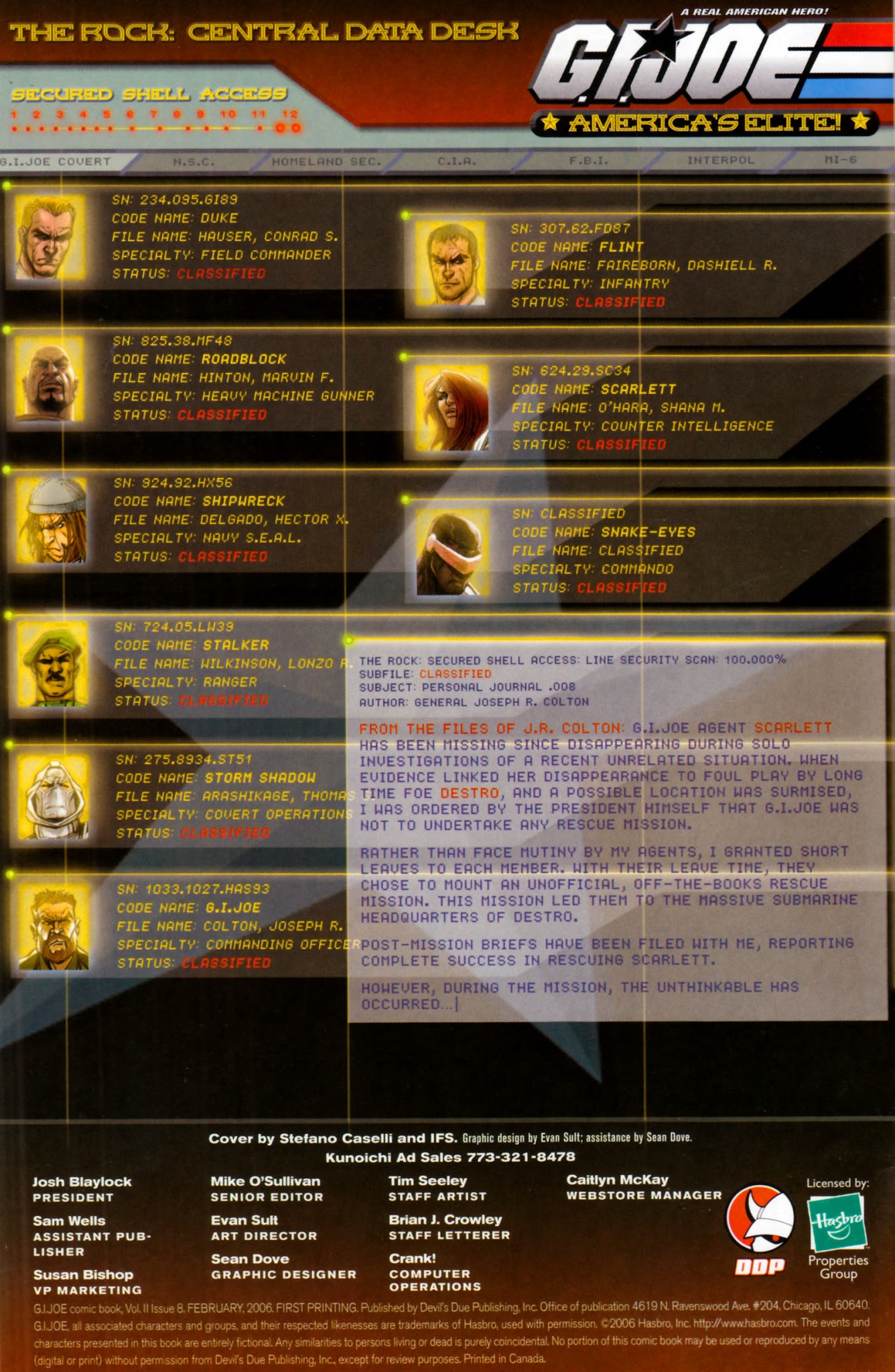 Read online G.I. Joe (2005) comic -  Issue #8 - 2