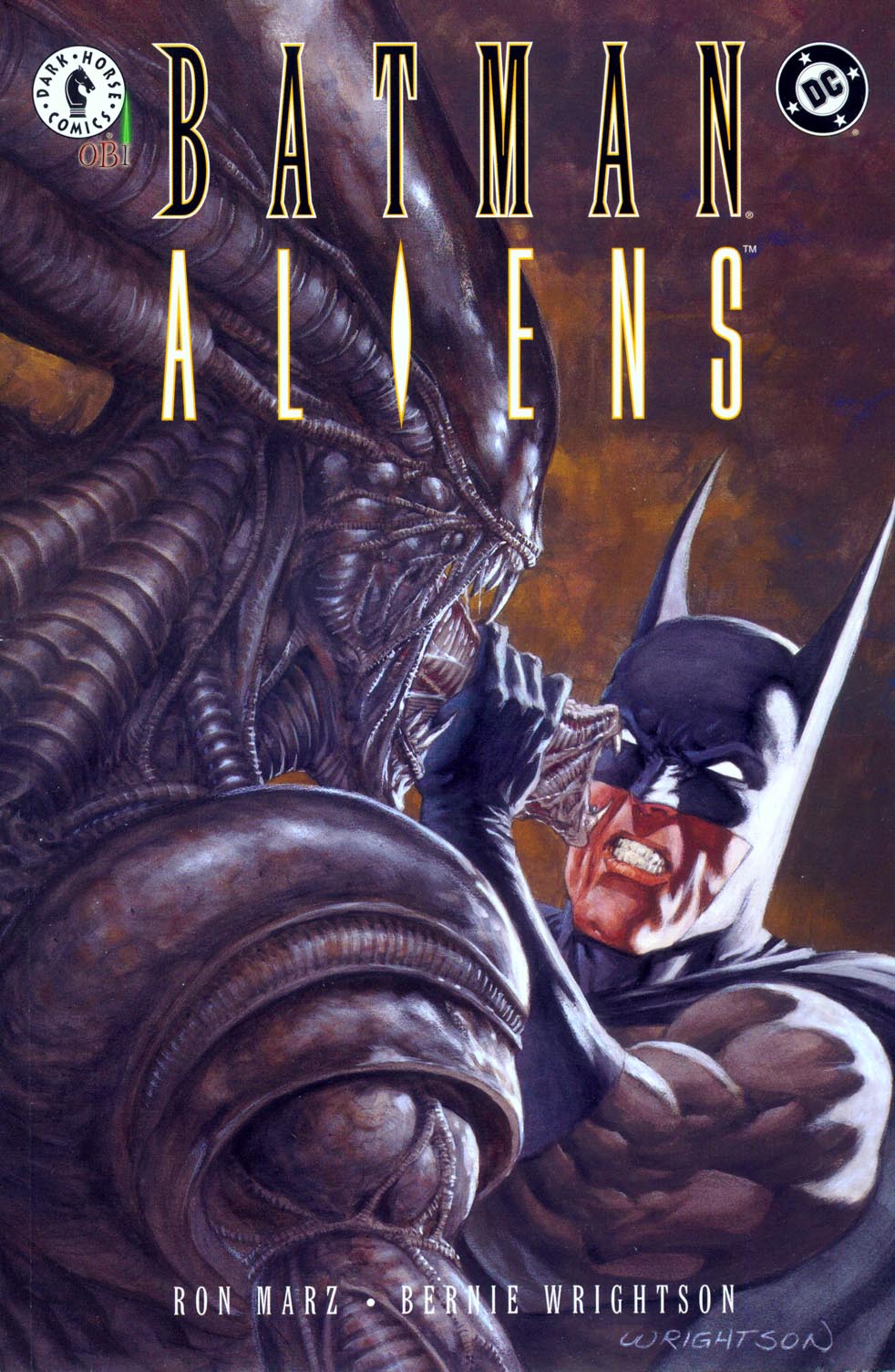 Read online Batman/Aliens comic -  Issue #2 - 1