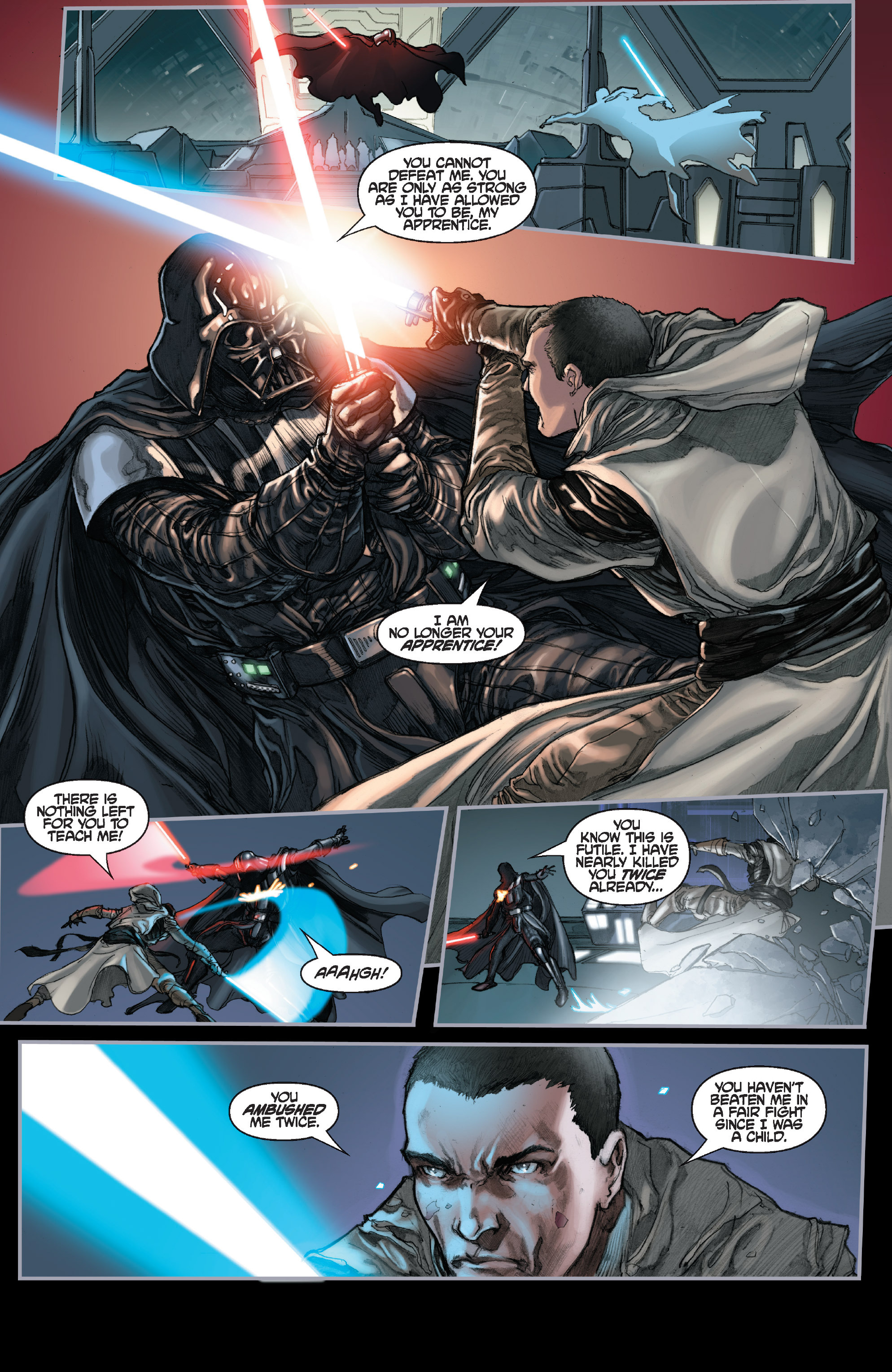 Read online Star Wars: The Force Unleashed comic -  Issue # Full - 108