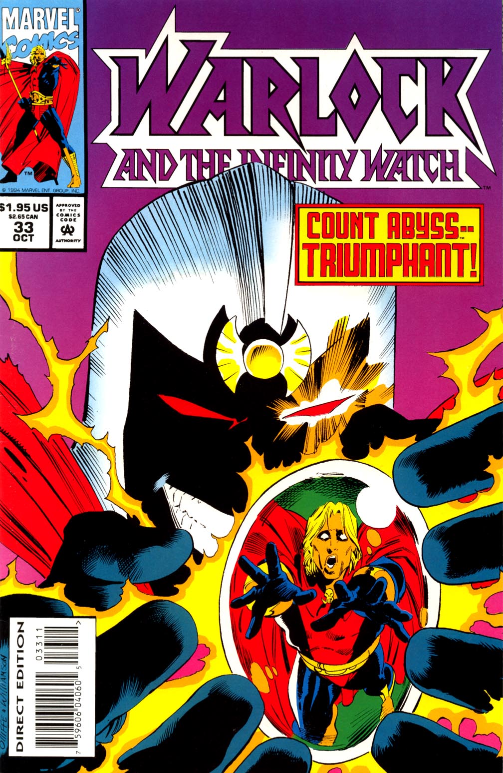 Read online Warlock and the Infinity Watch comic -  Issue #33 - 1